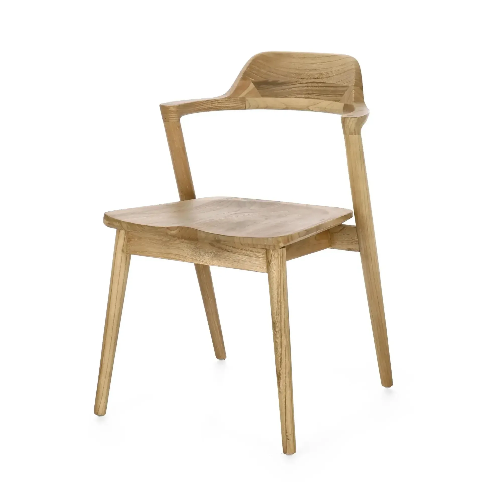 Krzesło AMERY 51x59 Bizzotto beżowe drewno sungkai