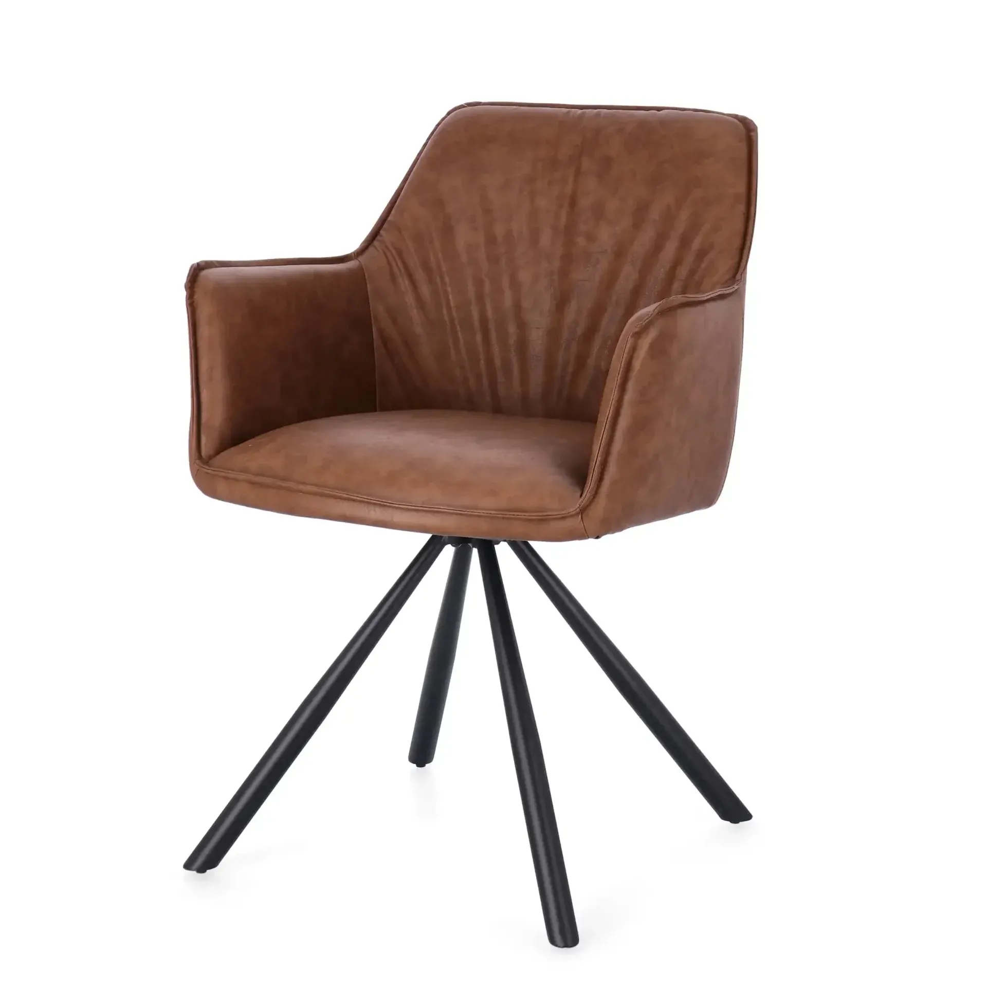 Krzesło obrotowe BREVAL 59.5x61 Bizzotto brązowe stal