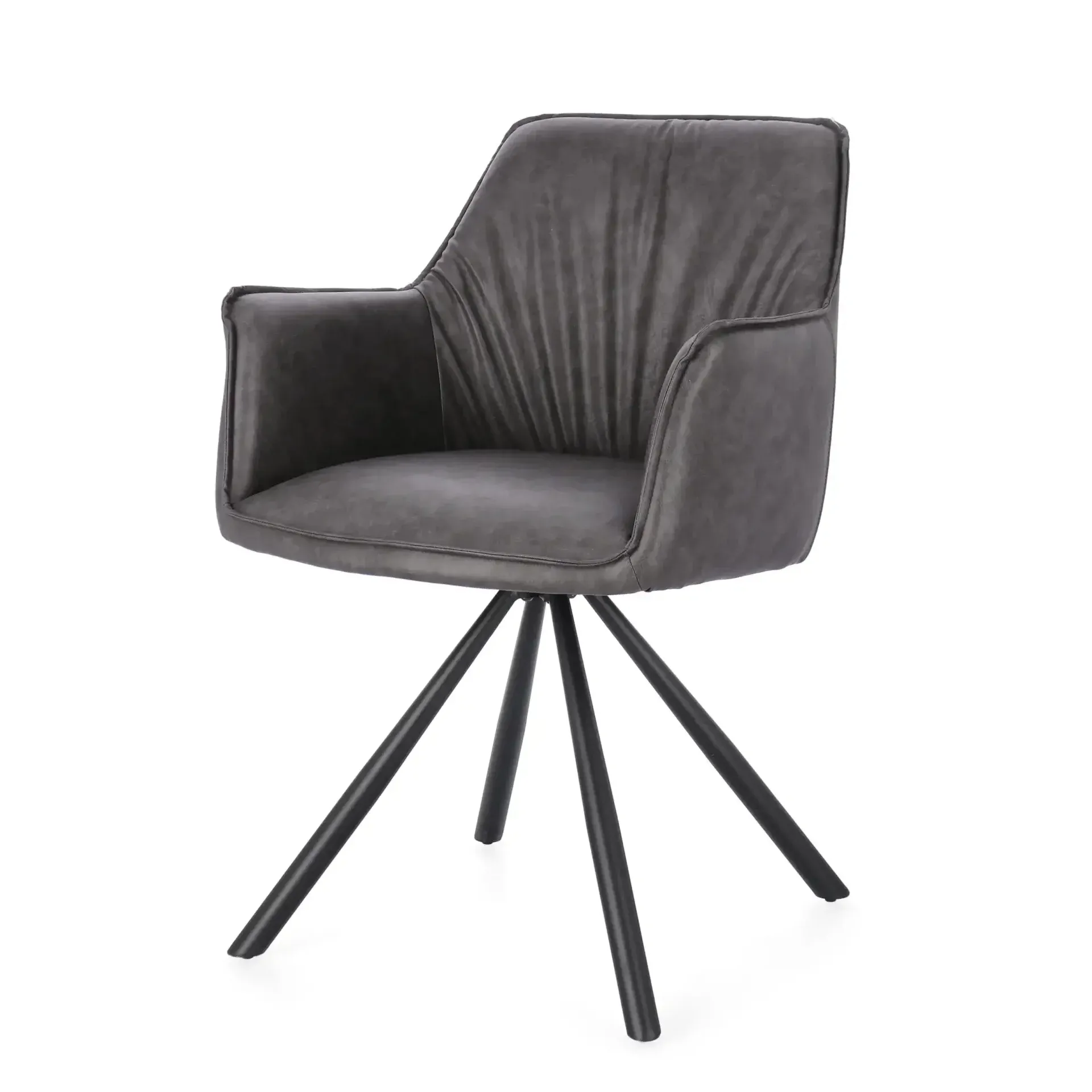 Krzesło obrotowe BREVAL 59.5x61 Bizzotto szare stal