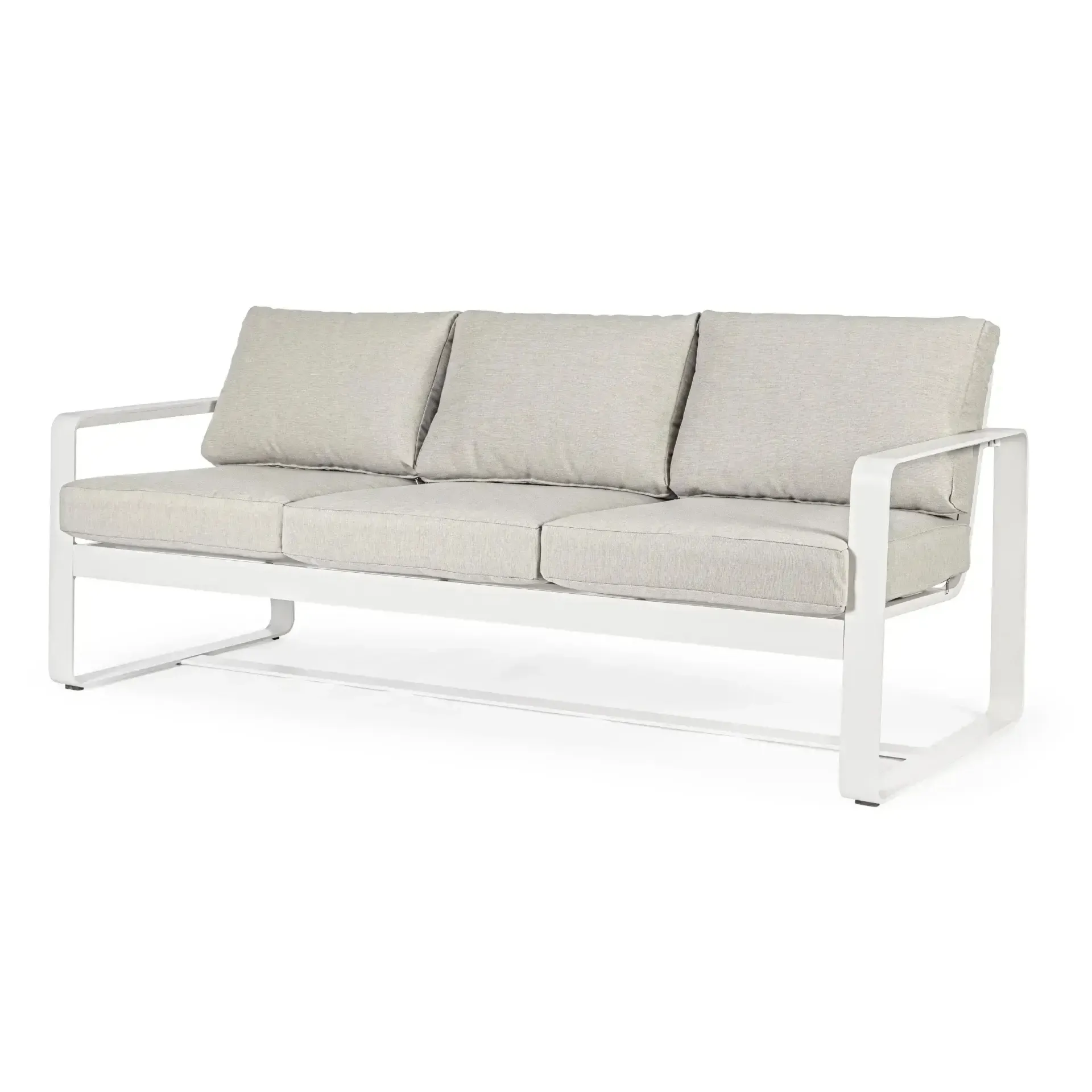 Sofa ogrodowa 3 osobowa MERRIGAN 194x78 Bizzotto biała aluminium