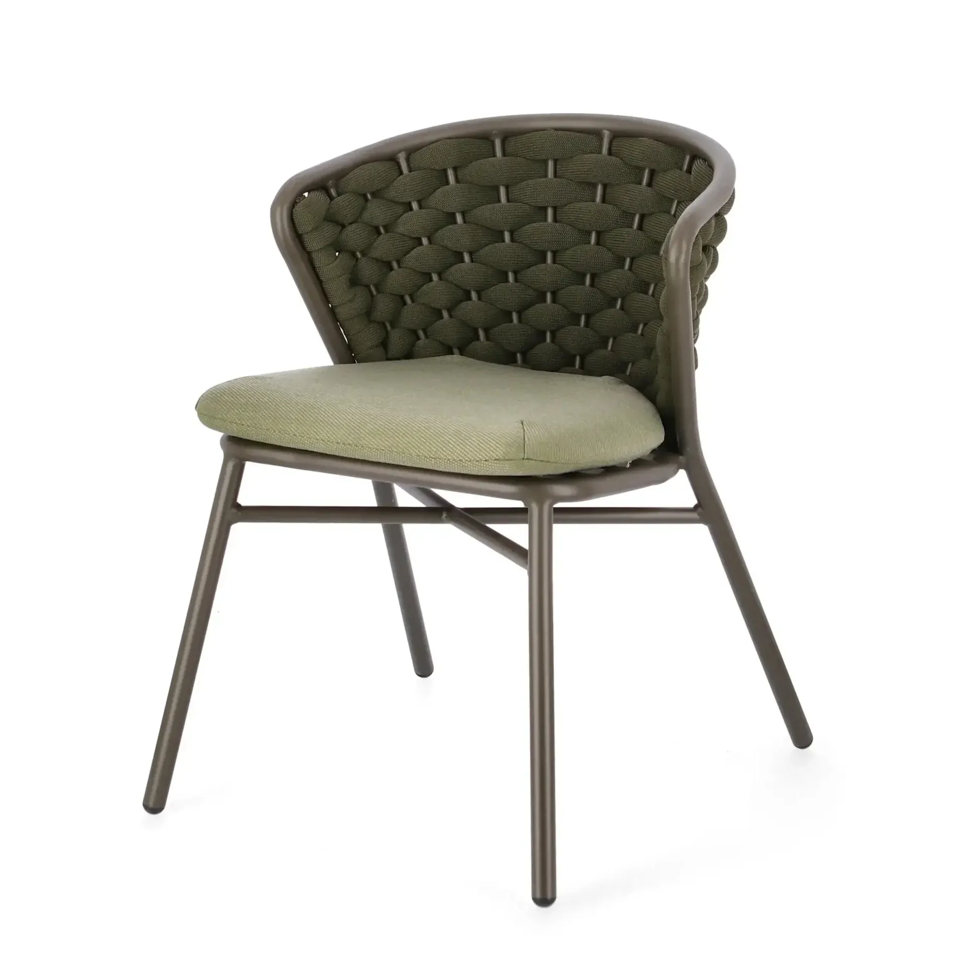 Krzesło ogrodowe HARLOW 62x58 Bizzotto brązowe aluminium