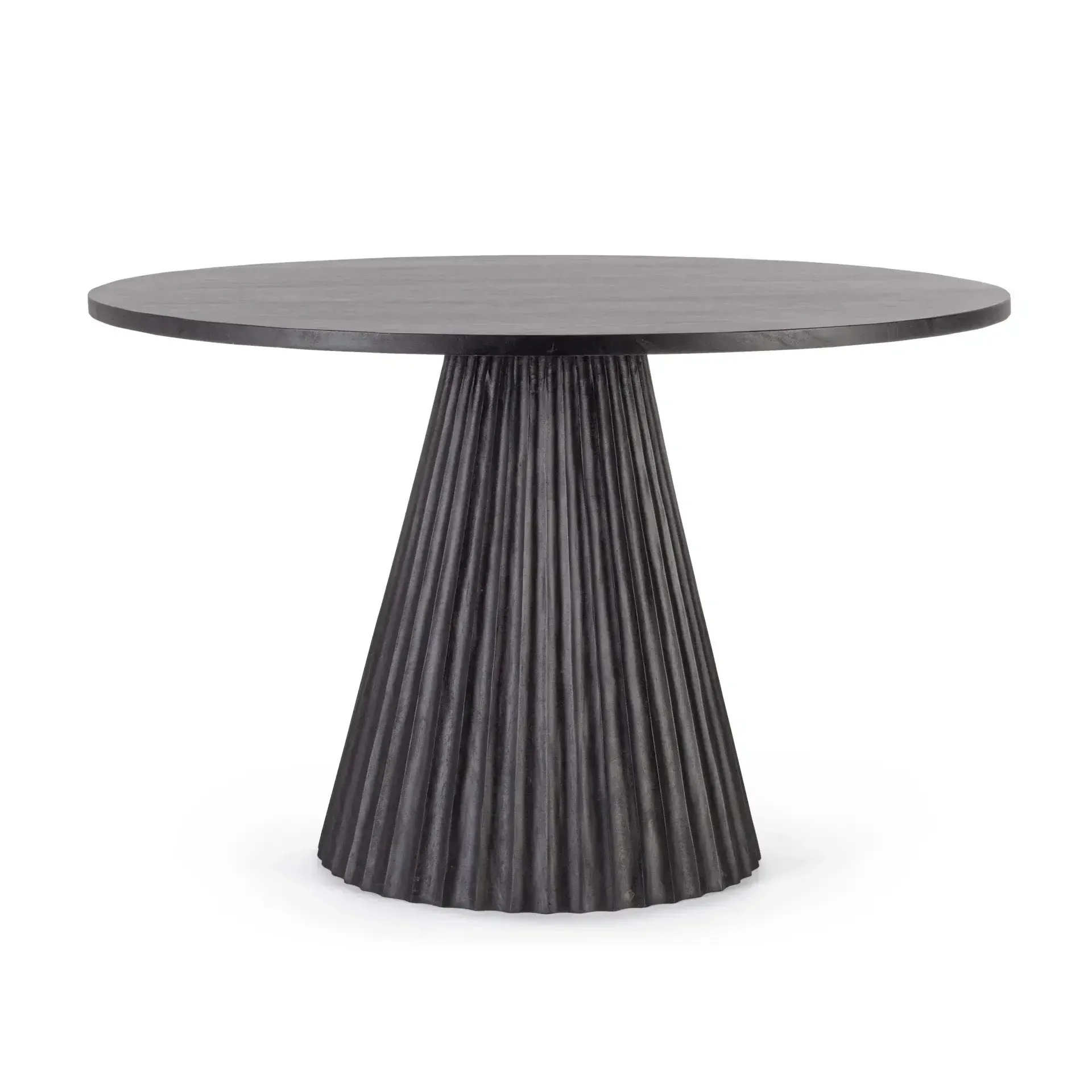 Stół ORISSA Ø120 Bizzotto czarny drewno