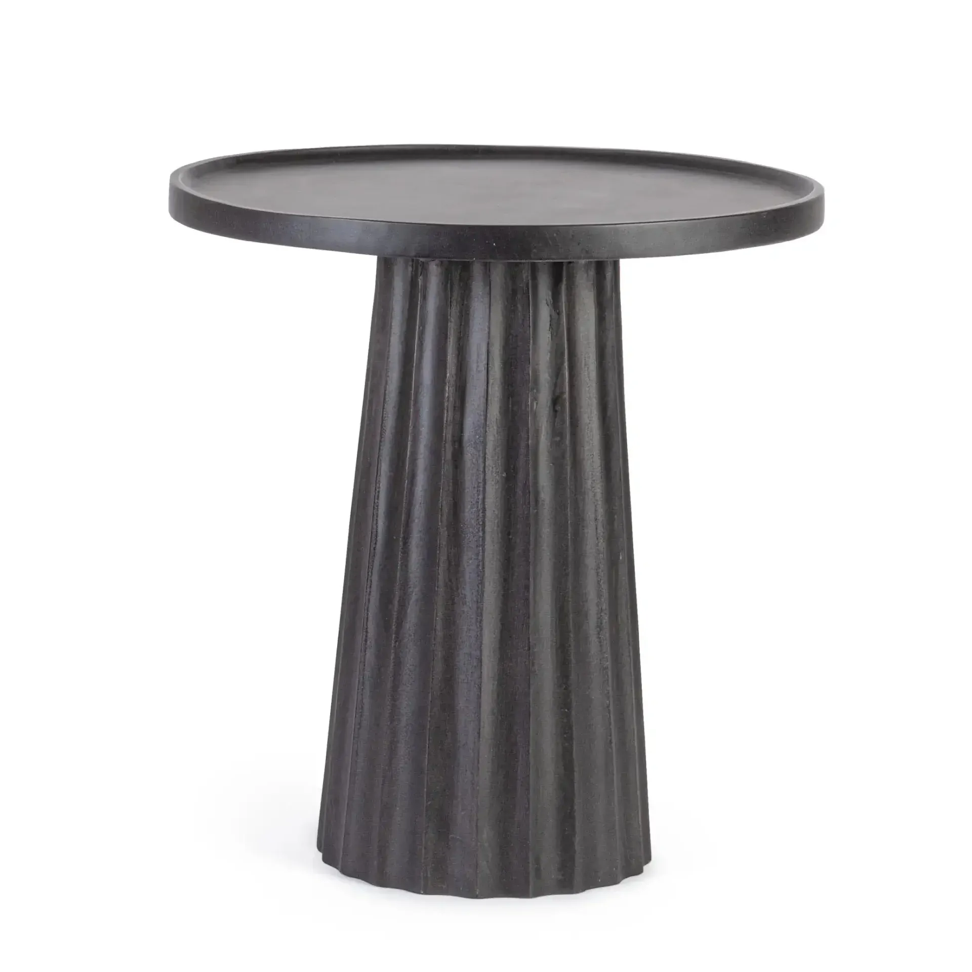 Stolik kawowy ORISSA Ø46 Bizzotto czarny drewno