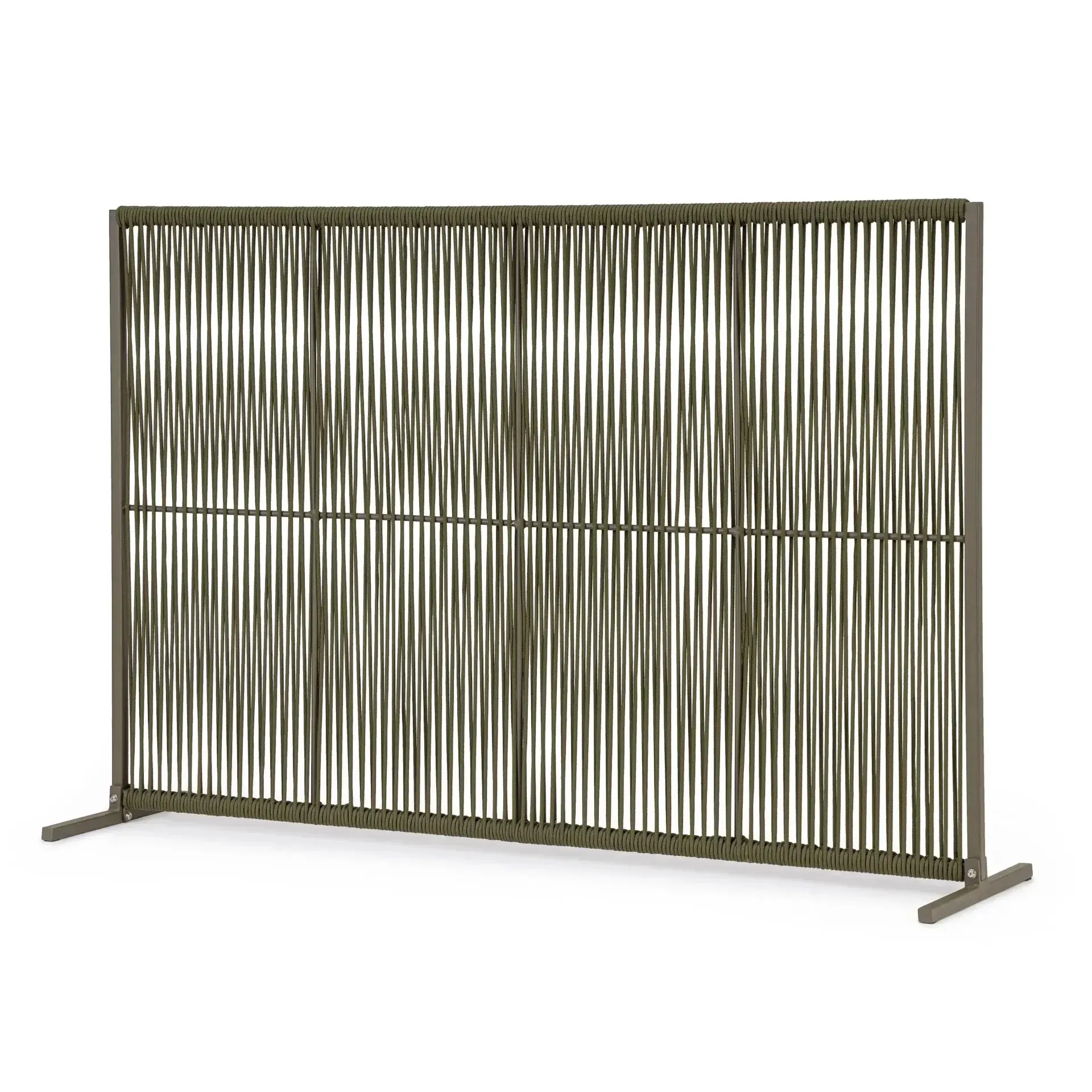 Parawan dekoracyjny PAXSON 180 Bizzotto zielony aluminium