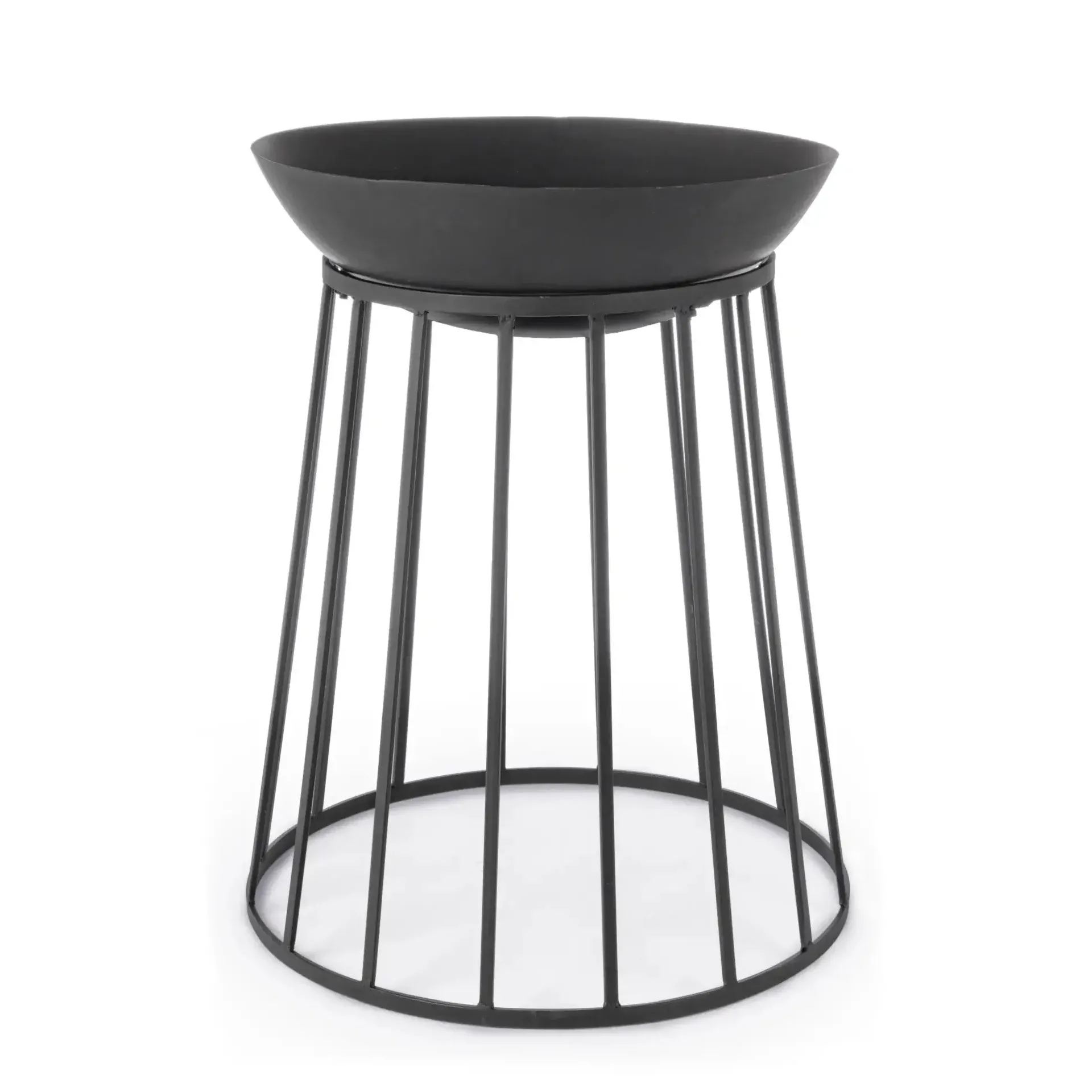 Palenisko na drewno EFESTO Ø50 Bizzotto czarne stal