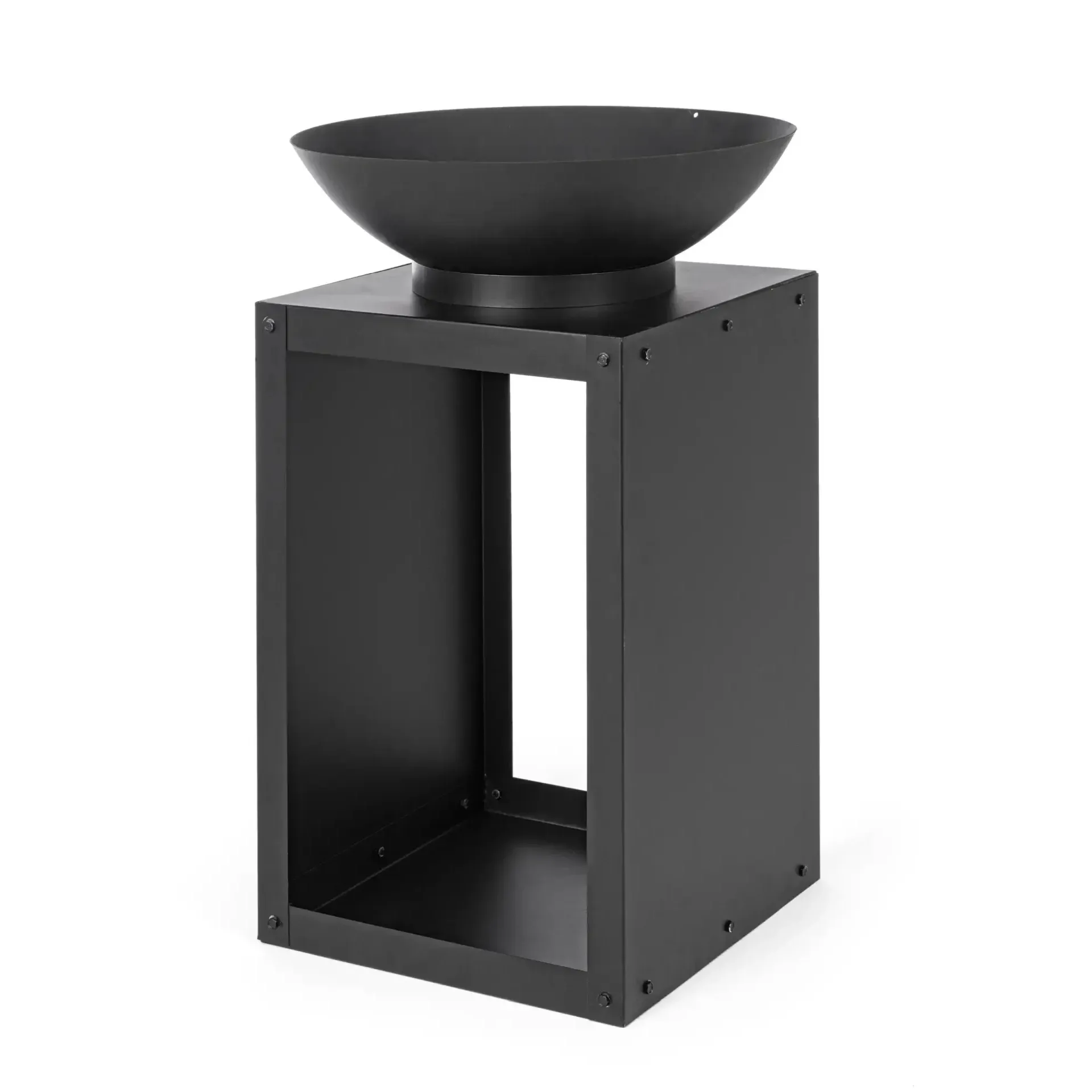 Palenisko na drewno EFESTO 50x50 Bizzotto czarne stal