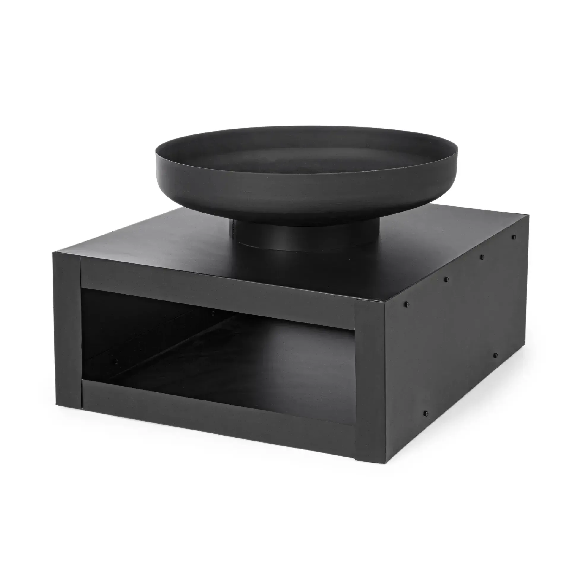 Palenisko na drewno EFESTO 70x70 Bizzotto czarne stal