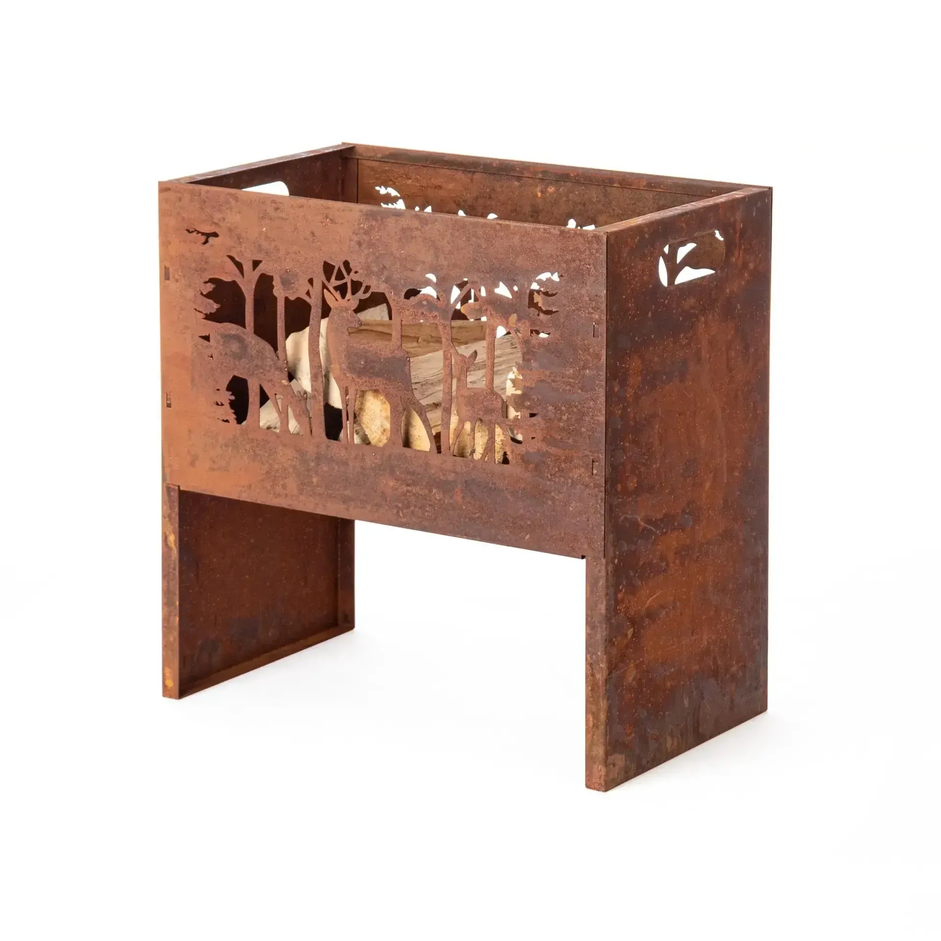 Palenisko na drewno BELISMA 50x30 Bizzotto miedziane stal