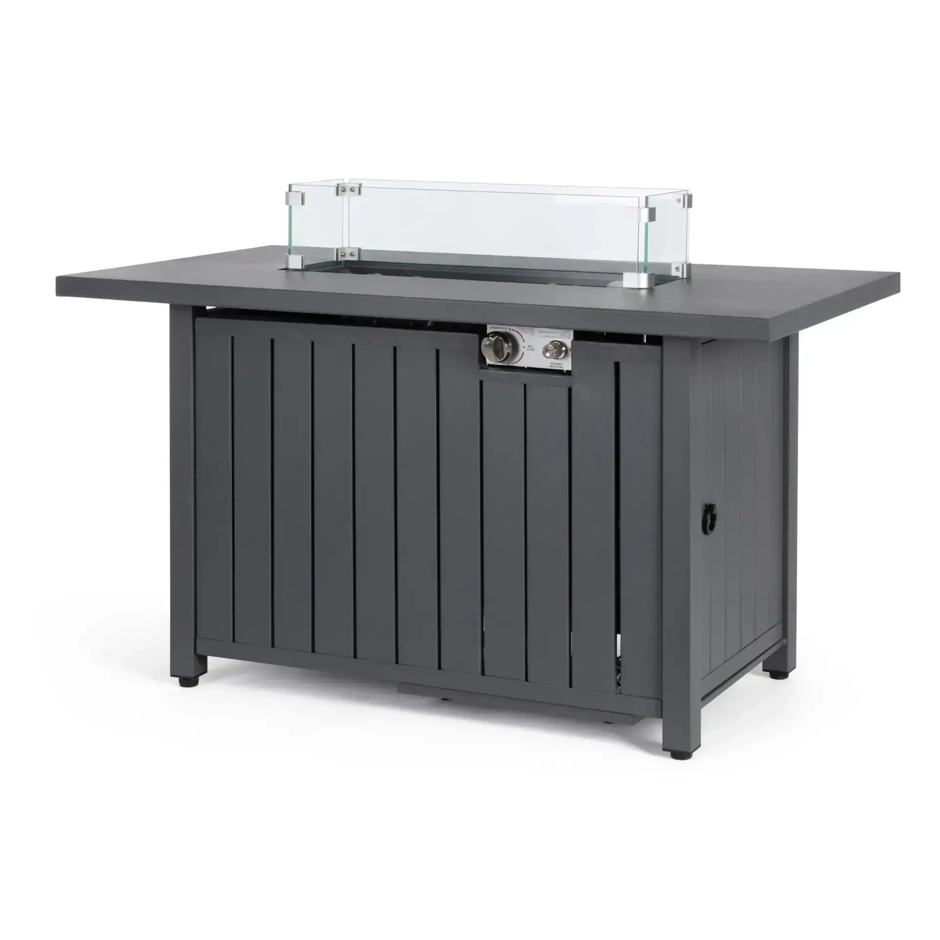 Palenisko gazowe WOLKE 109x59 Bizzotto antracytowe stal