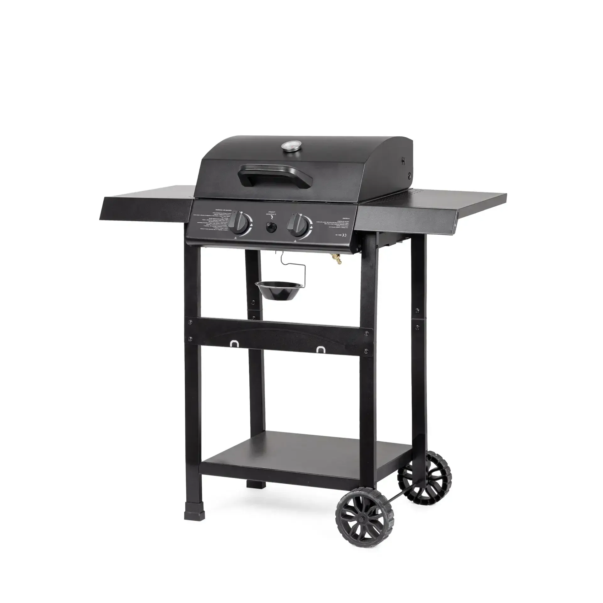 Grill węglowy ogrodowy LOUIS 97x49 Bizzotto czarny stal