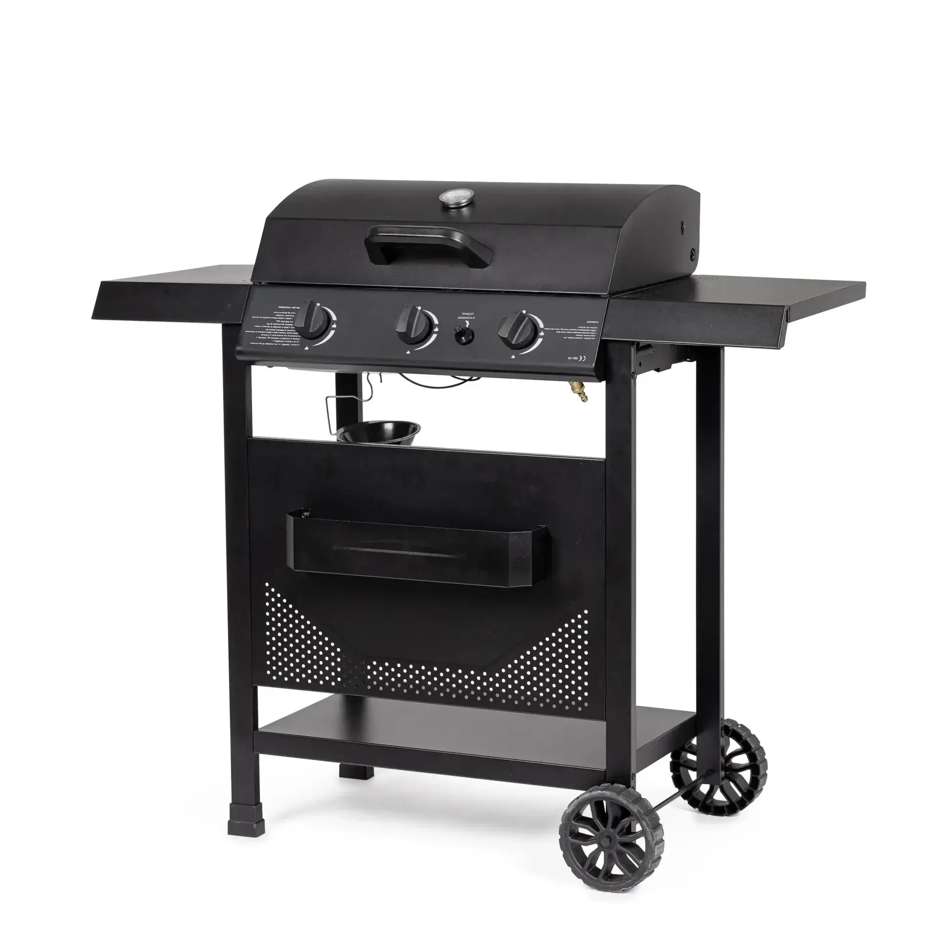 Grill węglowy ogrodowy LOUIS 109,5x51 Bizzotto czarny stal