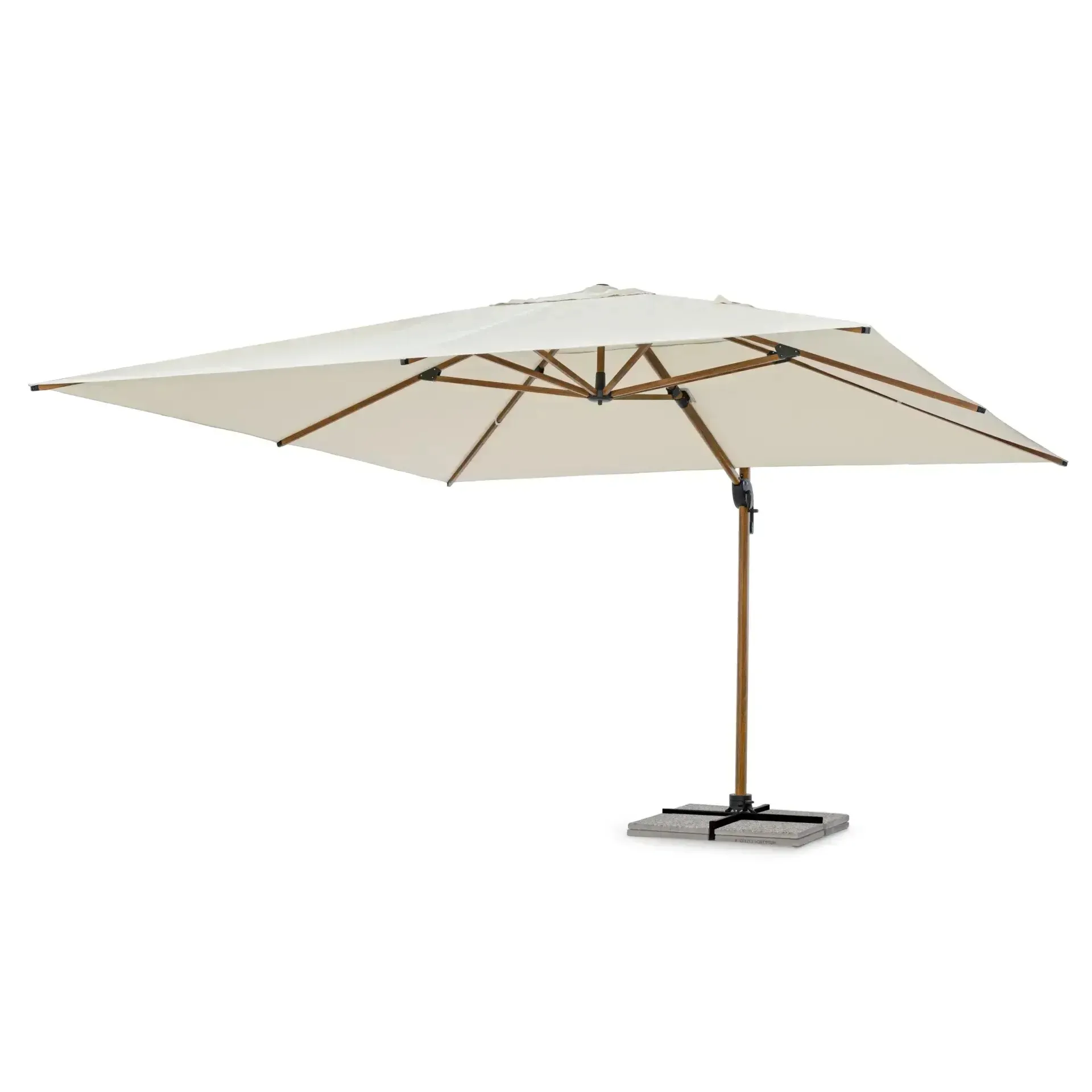 Parasol ogrodowy ORION 400x400 Bizzotto beżowy aluminium