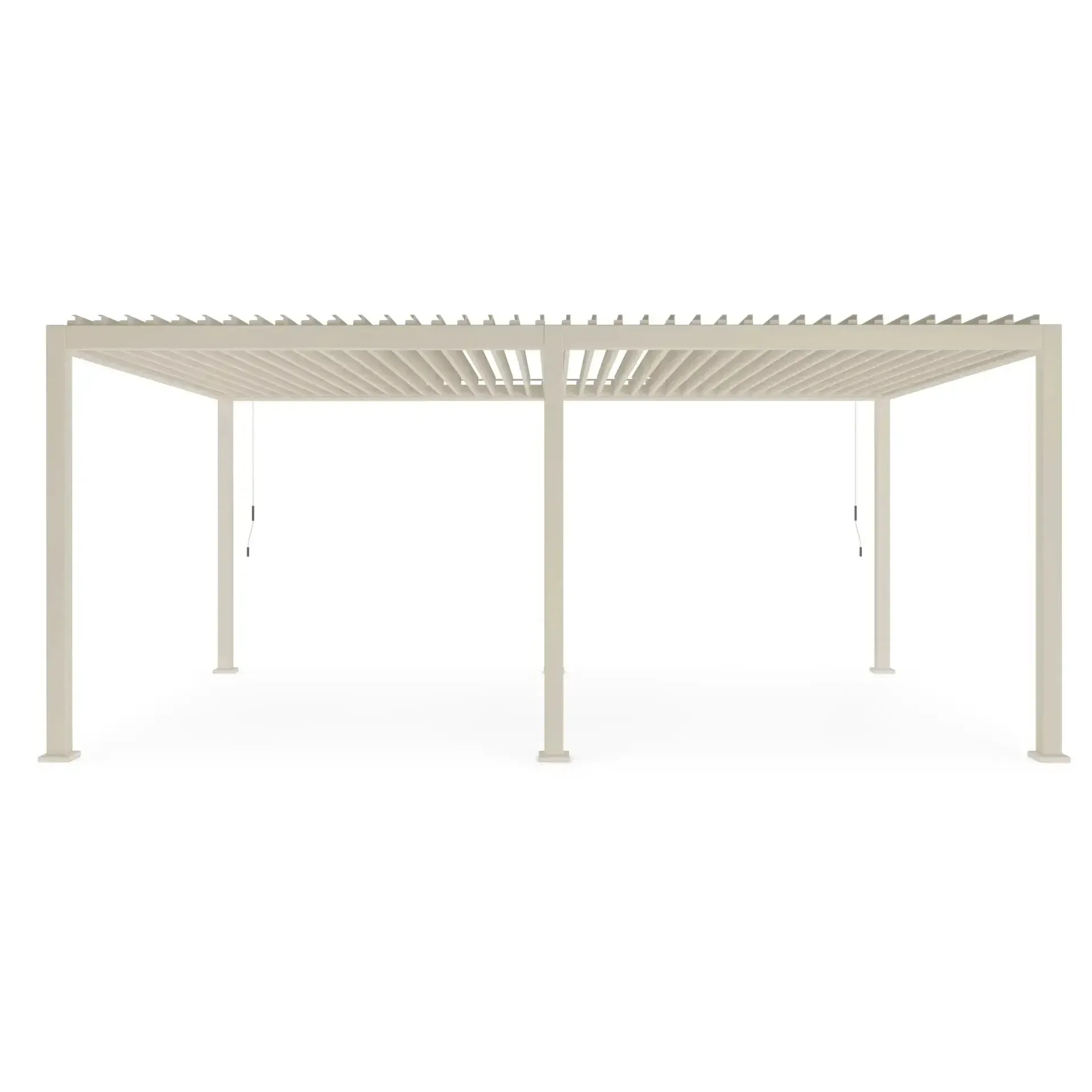 Zadaszenie tarasu - pergola OCEAN 600x360 Bizzotto beżowe aluminium