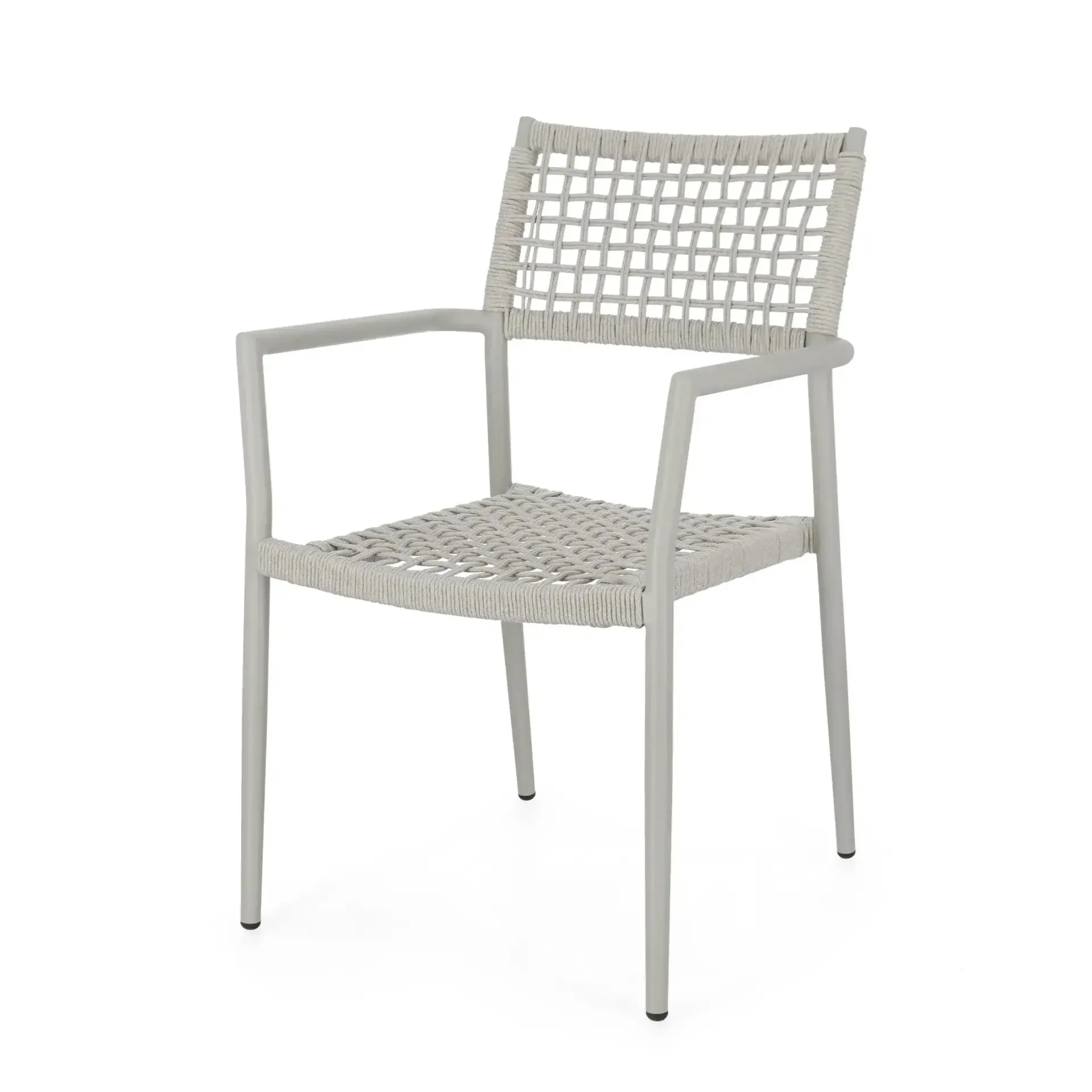 Krzesło ogrodowe CALETA Bizzotto beżowe aluminiowe