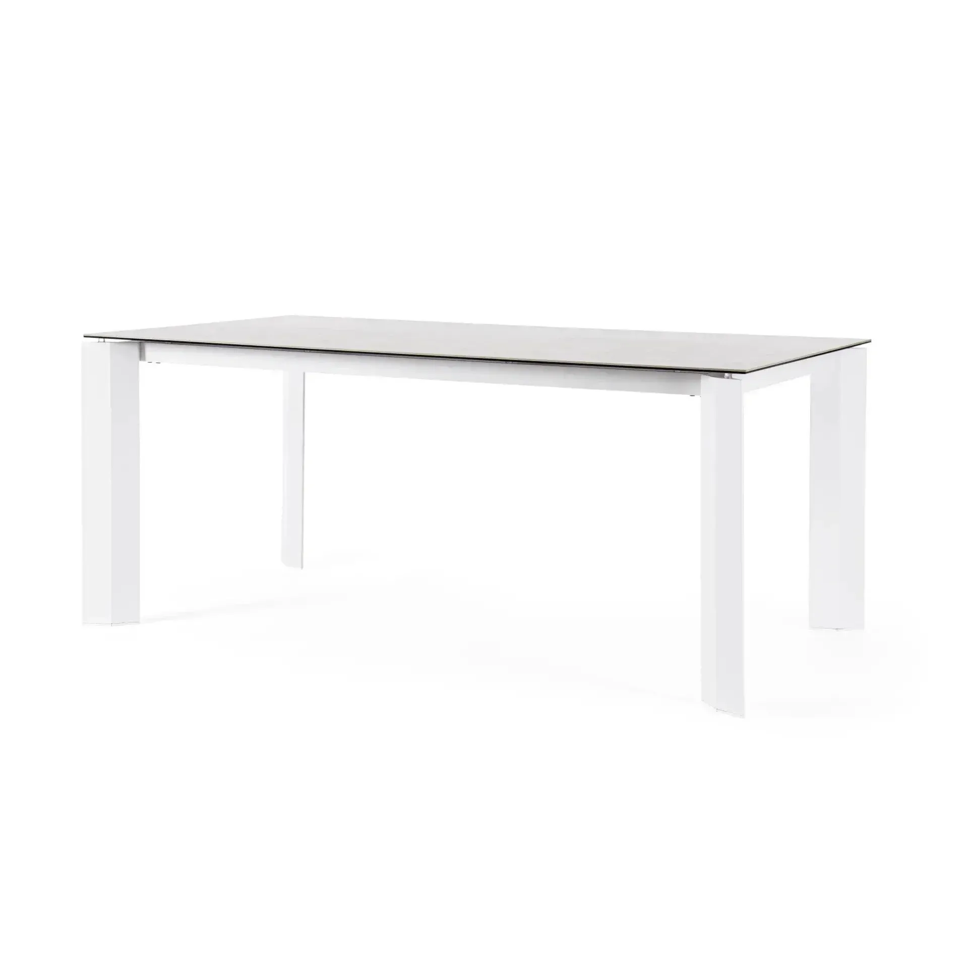 Stół ogrodowy OTAVIO 180x95 Bizzotto biały aluminiowy