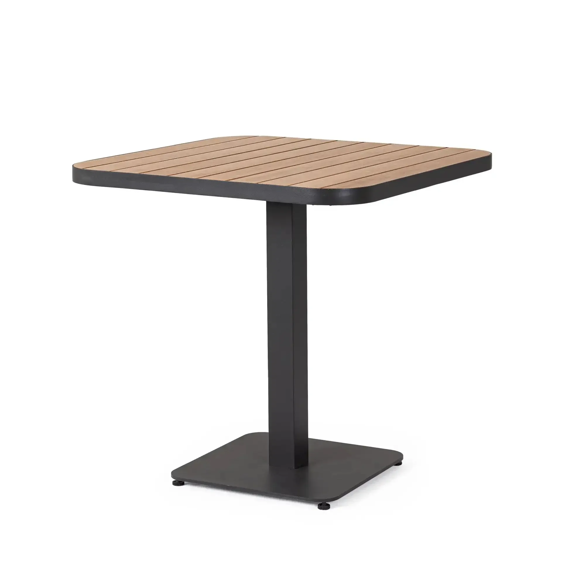 Stolik ogrodowy horeca BELMAR 75x75 Bizzotto czarny aluminiowy