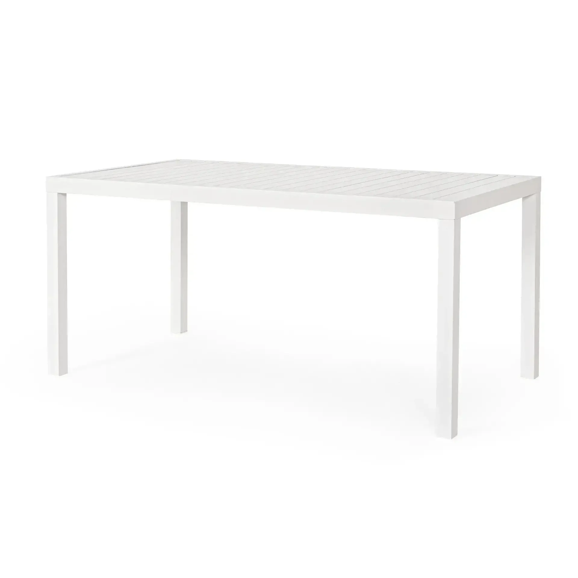 Stół ogrodowy HILDE 150x80 Bizzotto biały aluminiowy