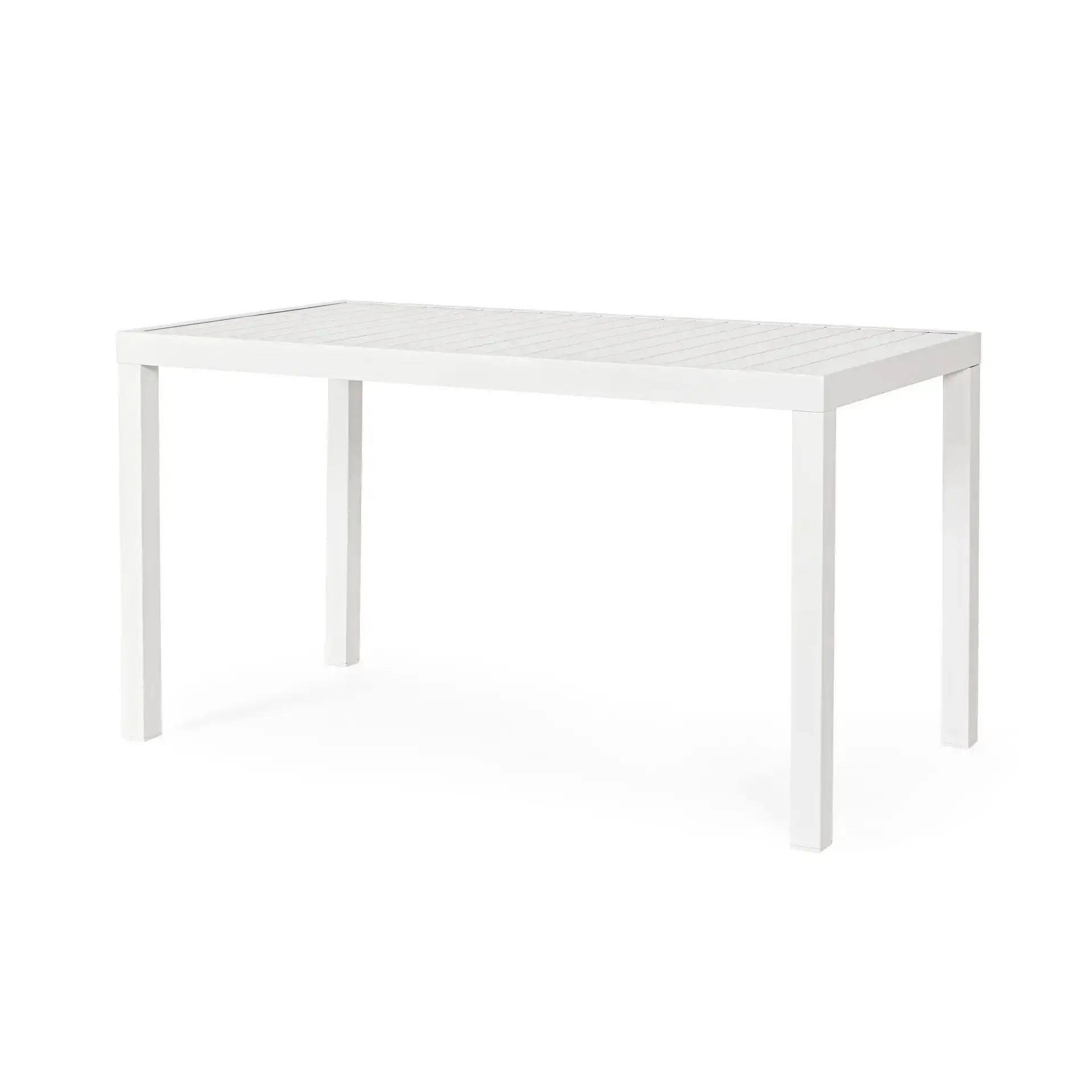 Stół ogrodowy HILDE 130x68 Bizzotto biały aluminiowy