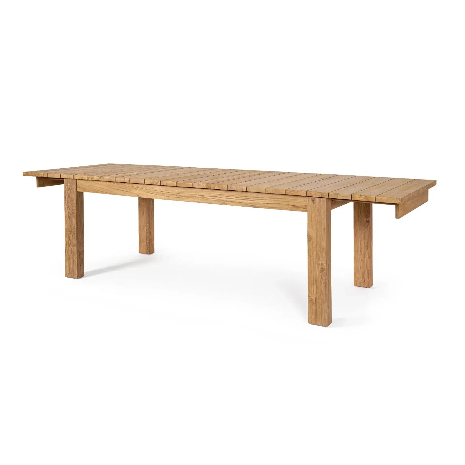 Stół ogrodowy rozkładany ZORRITOS 220-300x100 Bizzotto brązowy teakowy