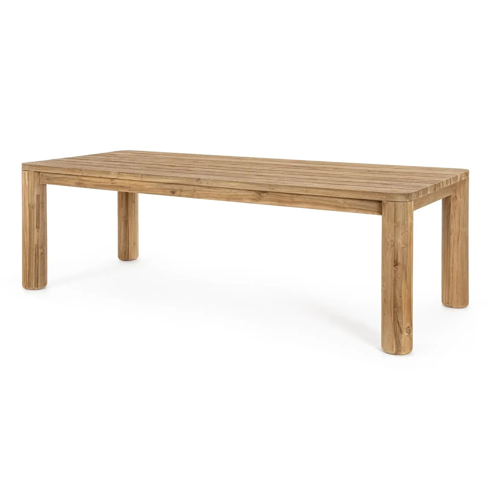 Stół ogrodowy MAVERICK 240x100 Bizzotto brązowy teakowy