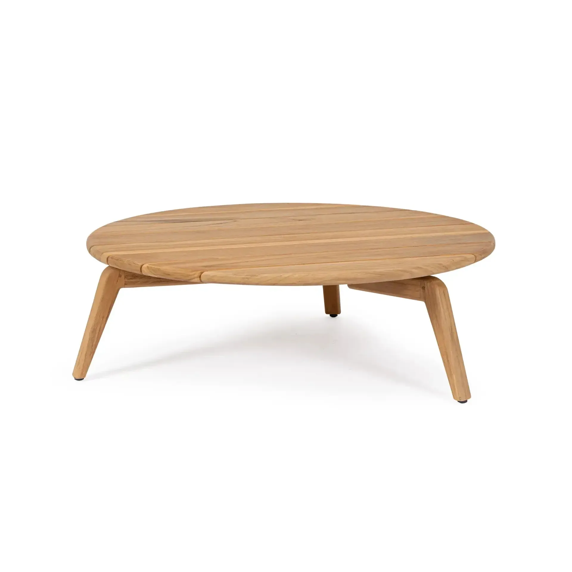 Stolik kawowy EULARIA Ø90 Bizzotto brązowy aluminiowy