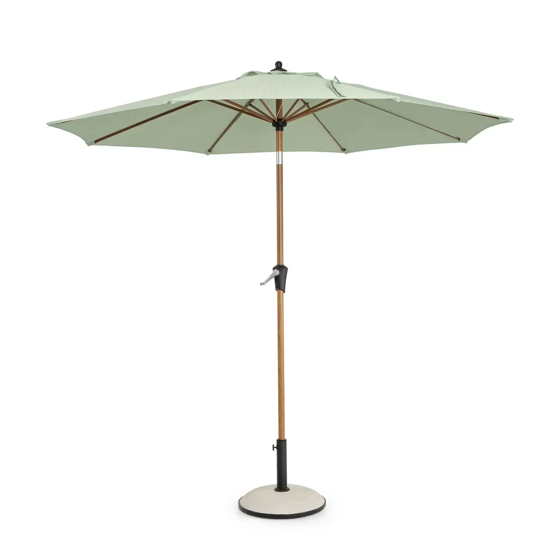 Parasol basenowy okrągły PALINURO Ø300 Bizzotto miętowy stalowy