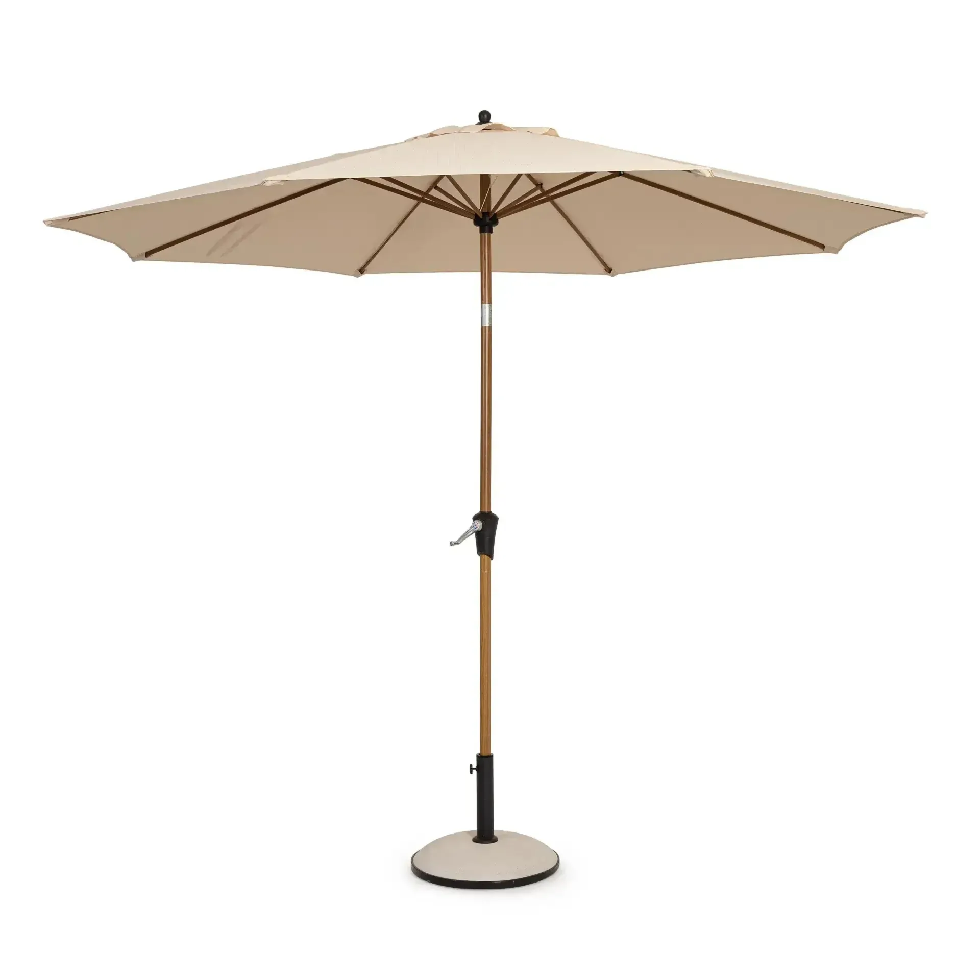 Parasol basenowy okrągły PALINURO Ø300 Bizzotto beżowy stalowy
