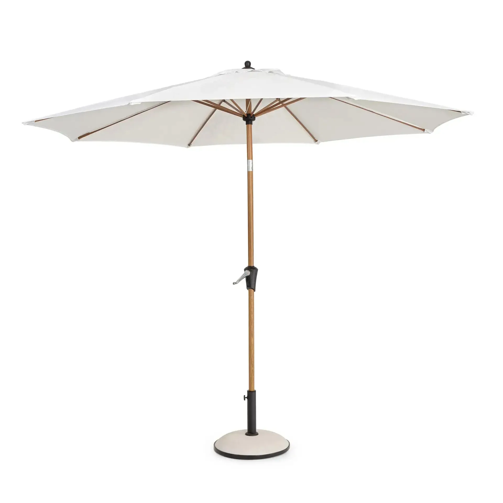 Parasol basenowy okrągły PALINURO Ø300 Bizzotto biały stalowy