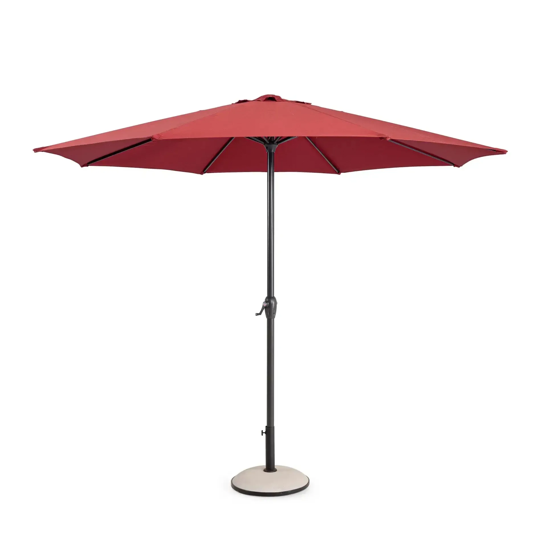 Parasol basenowy okrągły KALIFE Ø300 Bizzotto czerwony aluminiowy