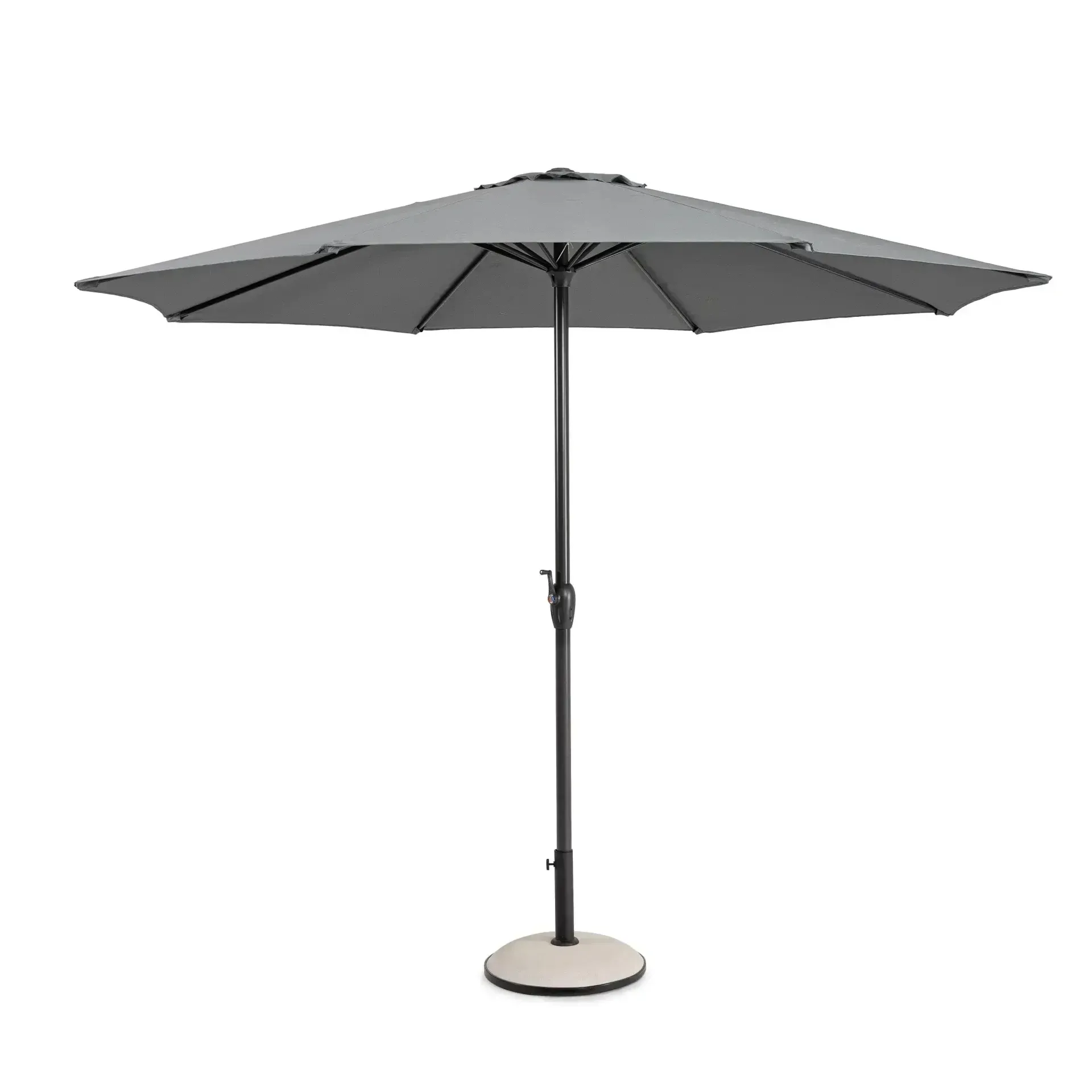 Parasol basenowy okrągły KALIFE Ø300 Bizzotto szary aluminiowy