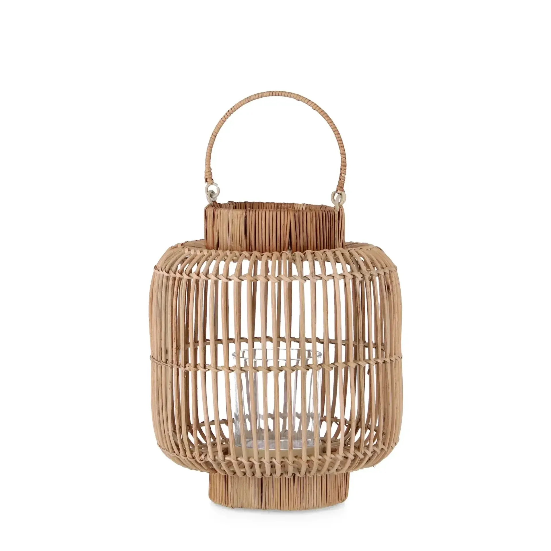 Lampion KADIN Ø27 Bizzotto brązowy rattanowy