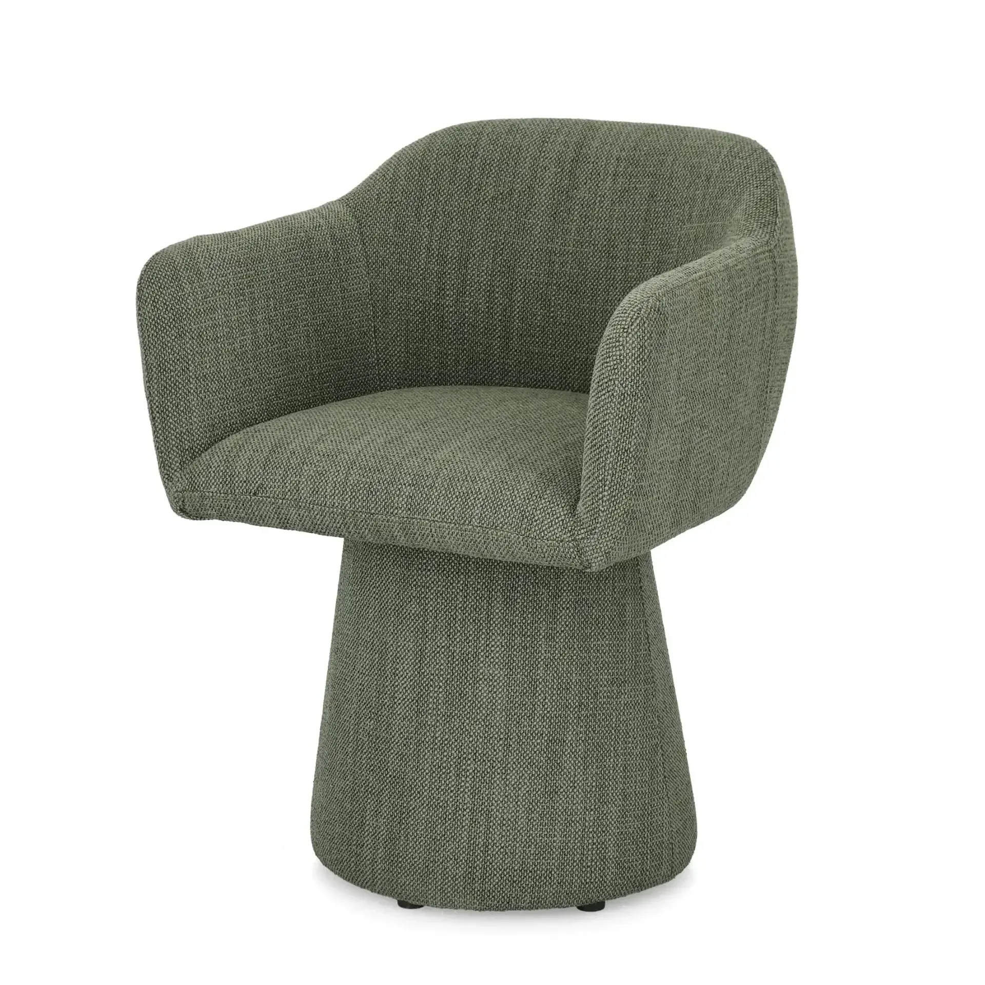 Fotel LOTTIE 59x55 Bizzotto zielony tapicerowany