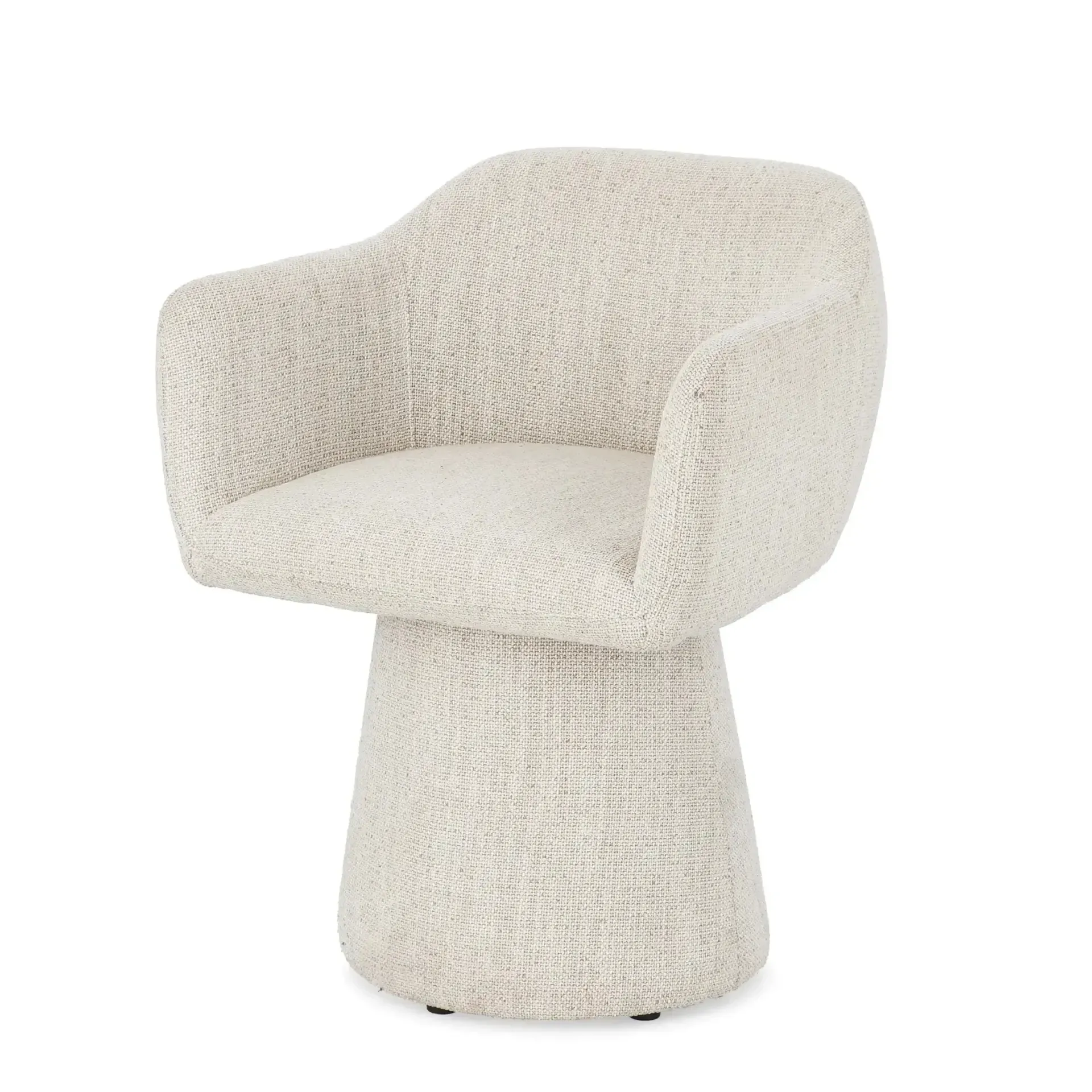 Fotel LOTTIE 59x55 Bizzotto beżowy tapicerowany