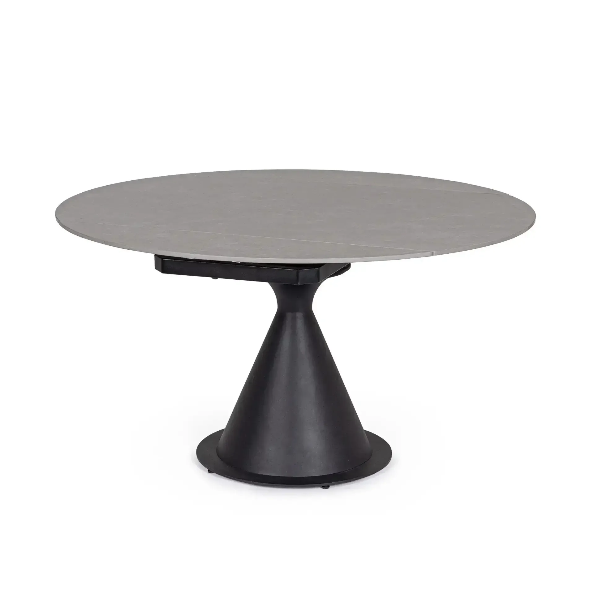 Stół rozkładany JONNI Ø85-135 Bizzotto czarny spiekowy