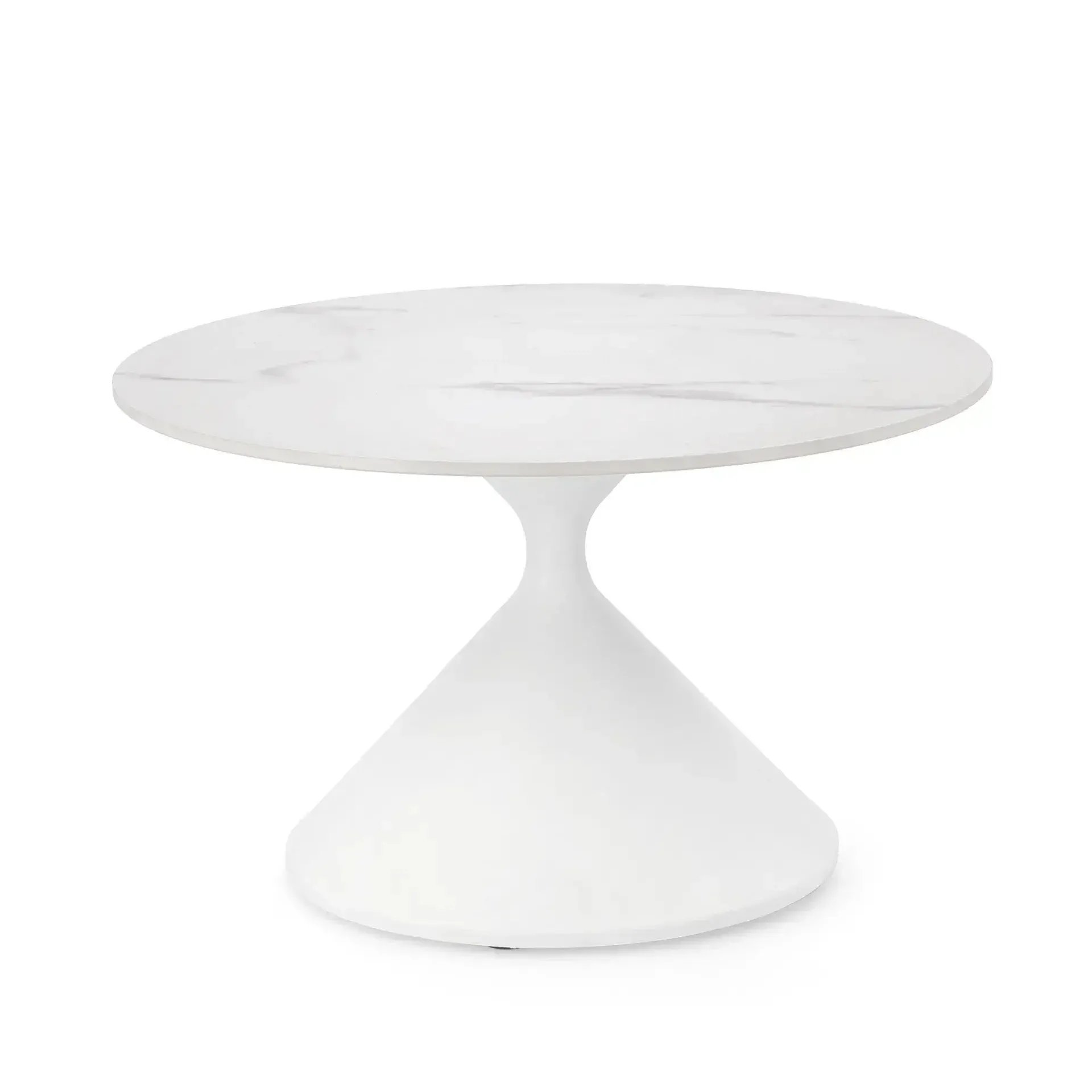 Stół  JOONA Ø70 Bizzotto biały spiekowy