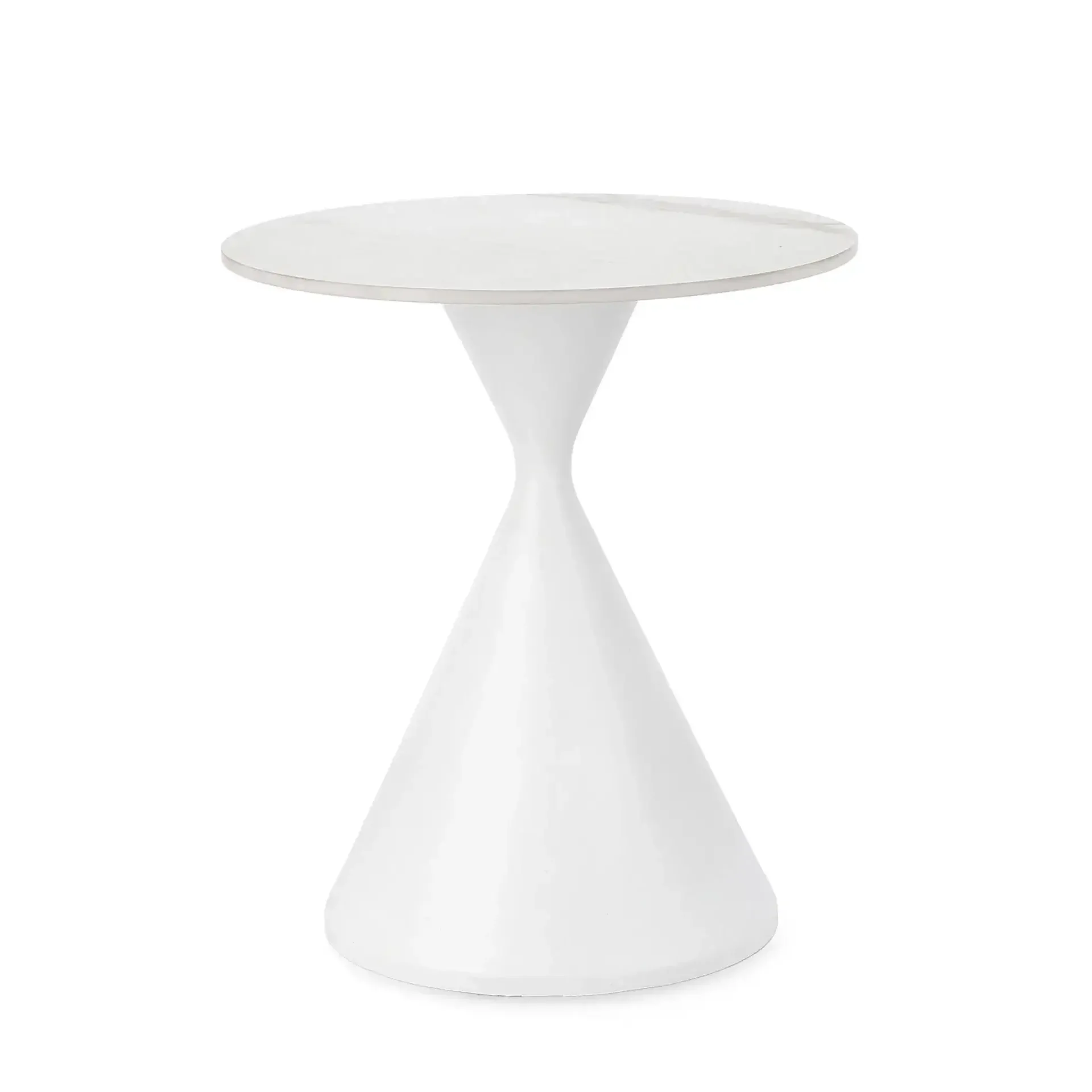 Stół  JOONA Ø50 Bizzotto biały spiekowy