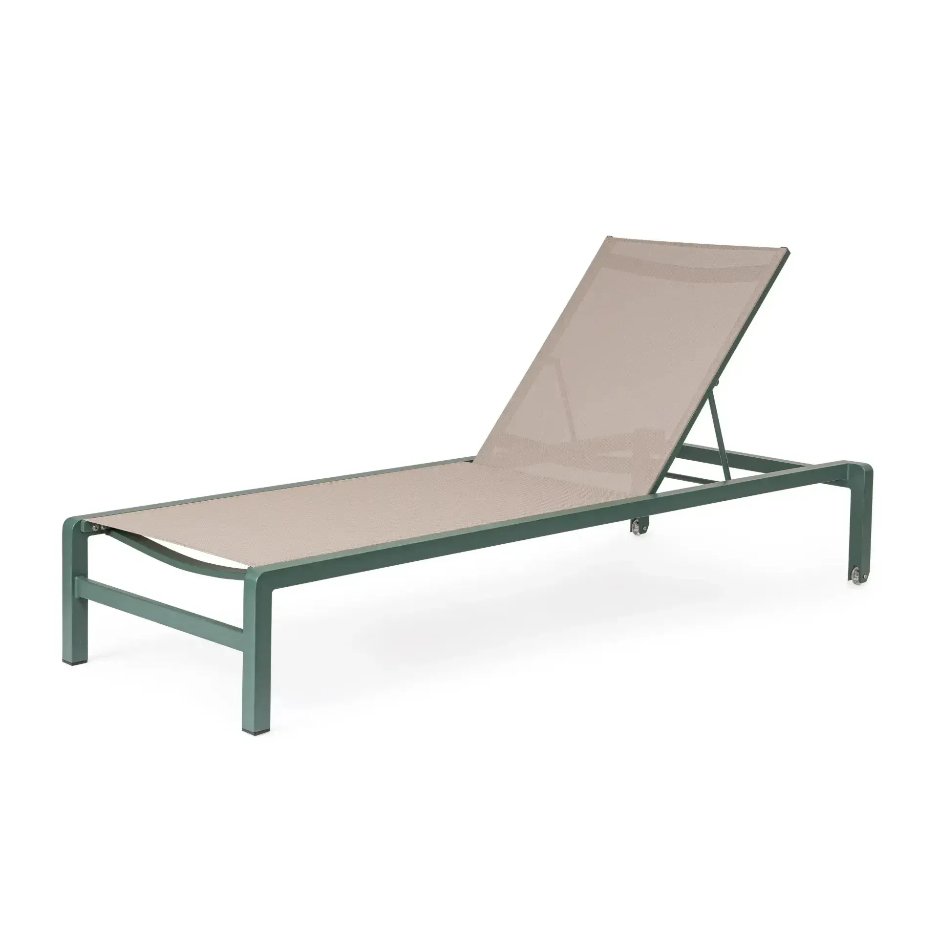 Leżak ogrodowy KONNOR 78x195 Bizzotto zielony aluminiowy