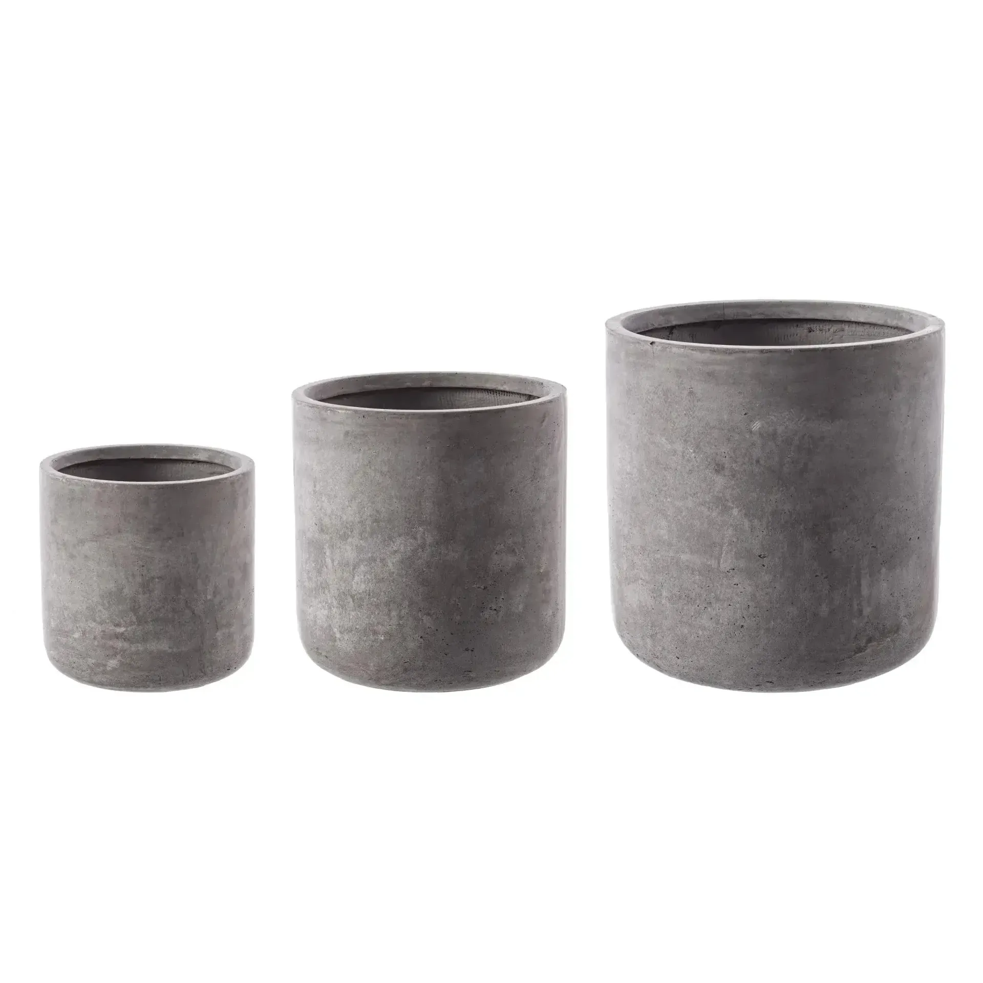 Zestaw trzech donic z włókna szklanego VASE Ø34 + Ø42 + Ø51 Bizzotto ceramiczne