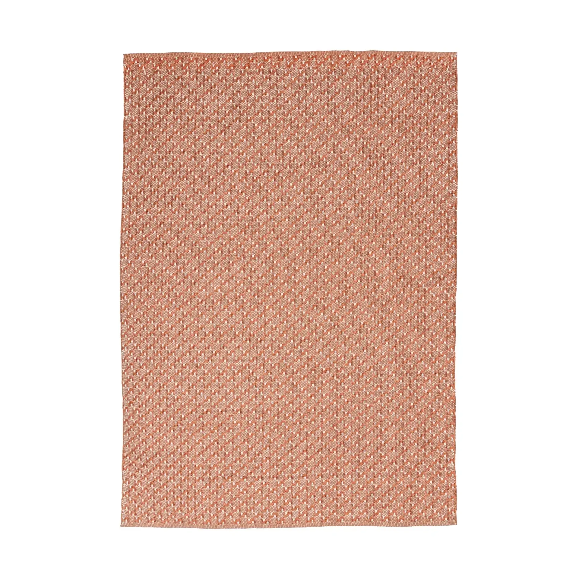 Dywan ręcznie pleciony ogrodowy BHAJAN 170x240 Bizzotto pomarańcz polipropylenowy