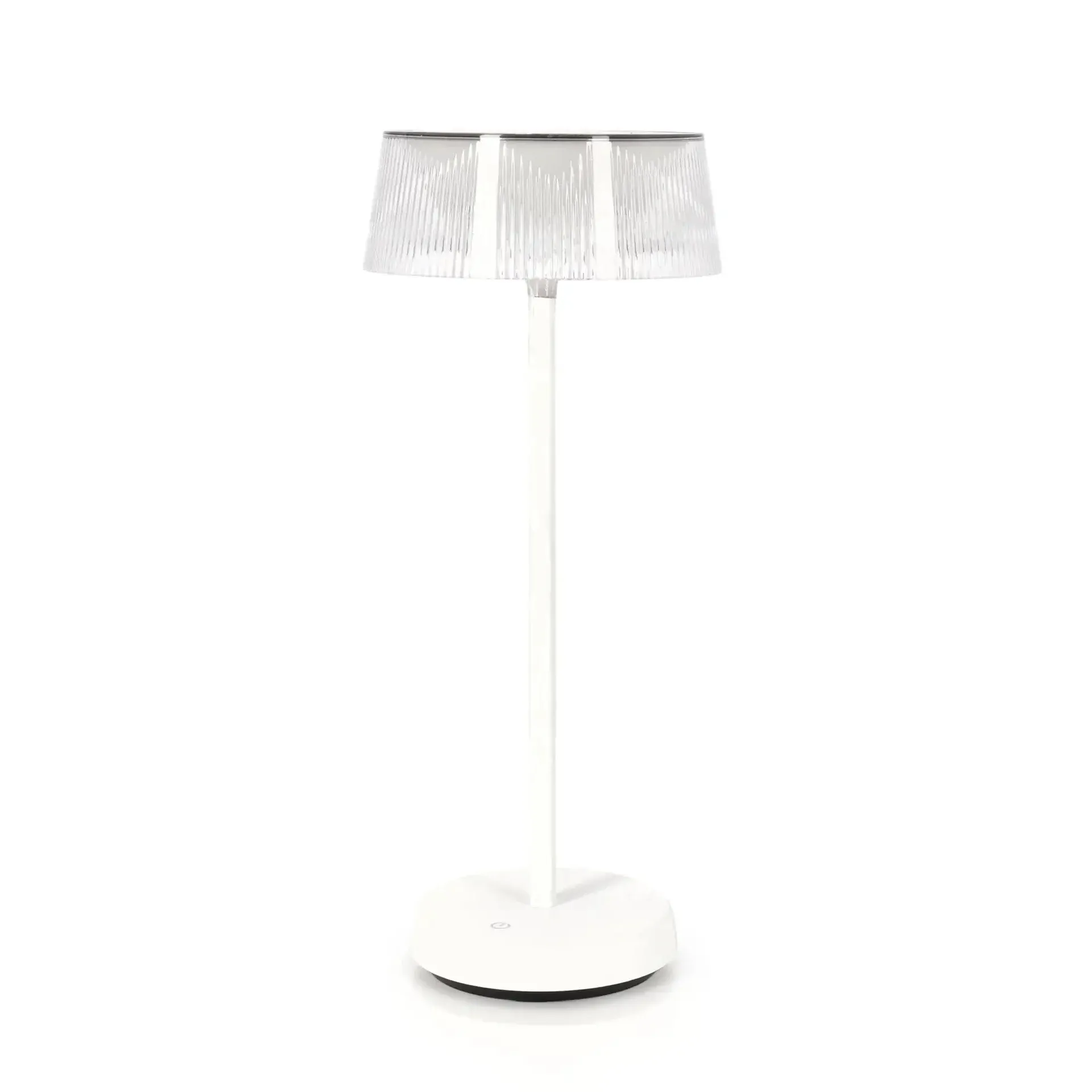 Lampka LED na stolik CARAL Ø15,4 Bizzotto biała metalowa