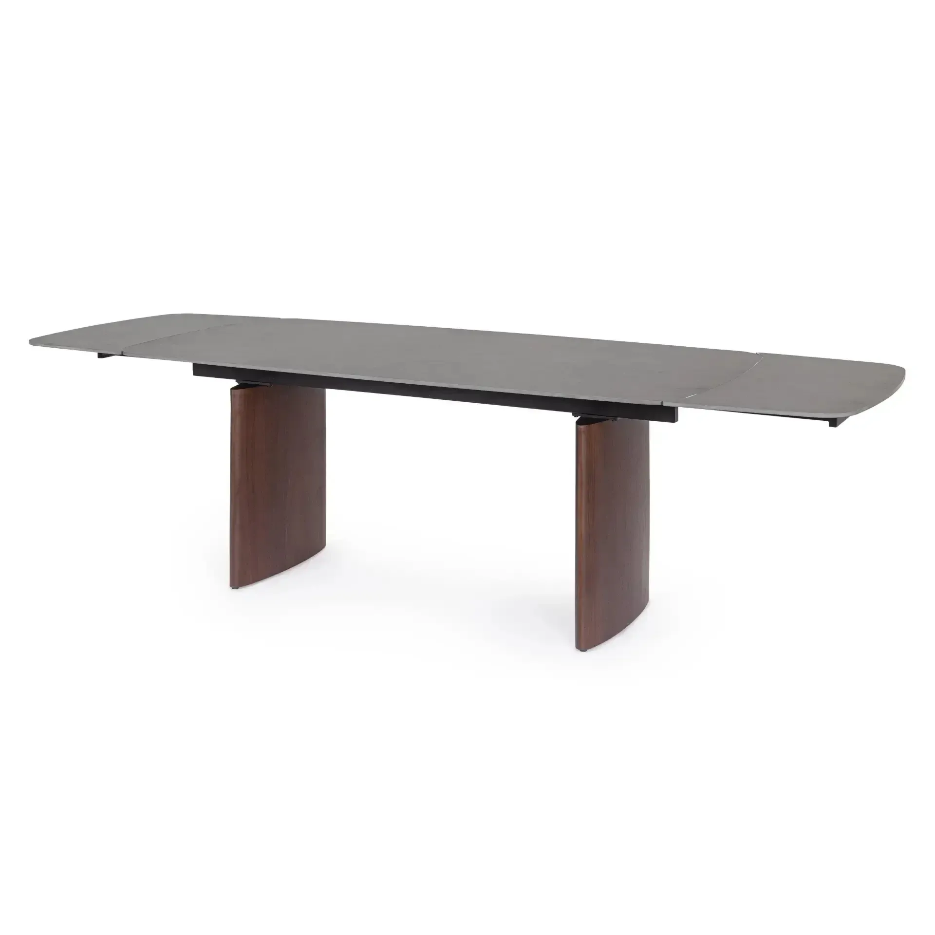 Stół rozkładany MAILIS 180-220-260x90 Bizzotto brązowy drewniano -kamionkowy