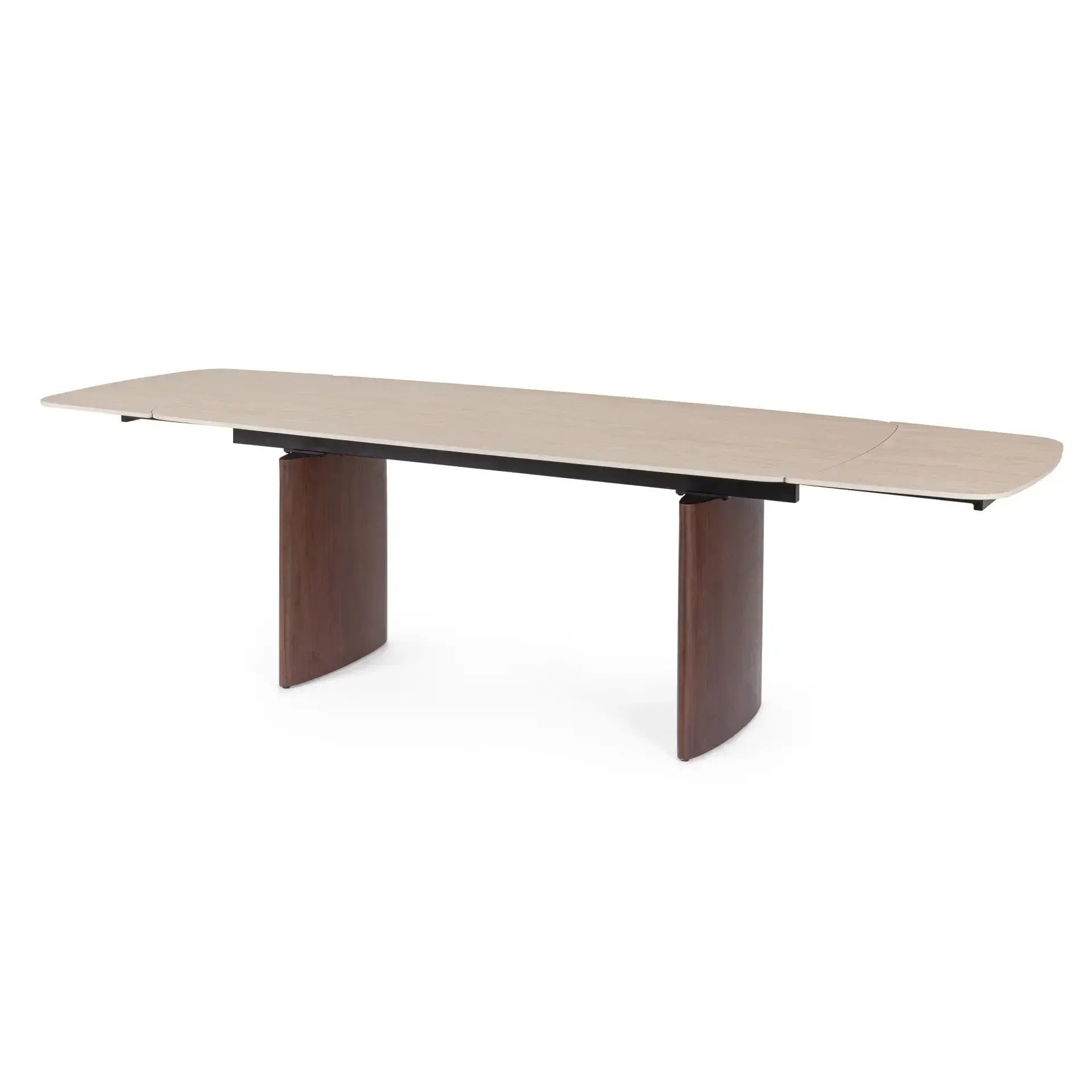 Stół rozkładany MAILIS 180-220-260x90 Bizzotto brazowy stalowo-kamiankowy