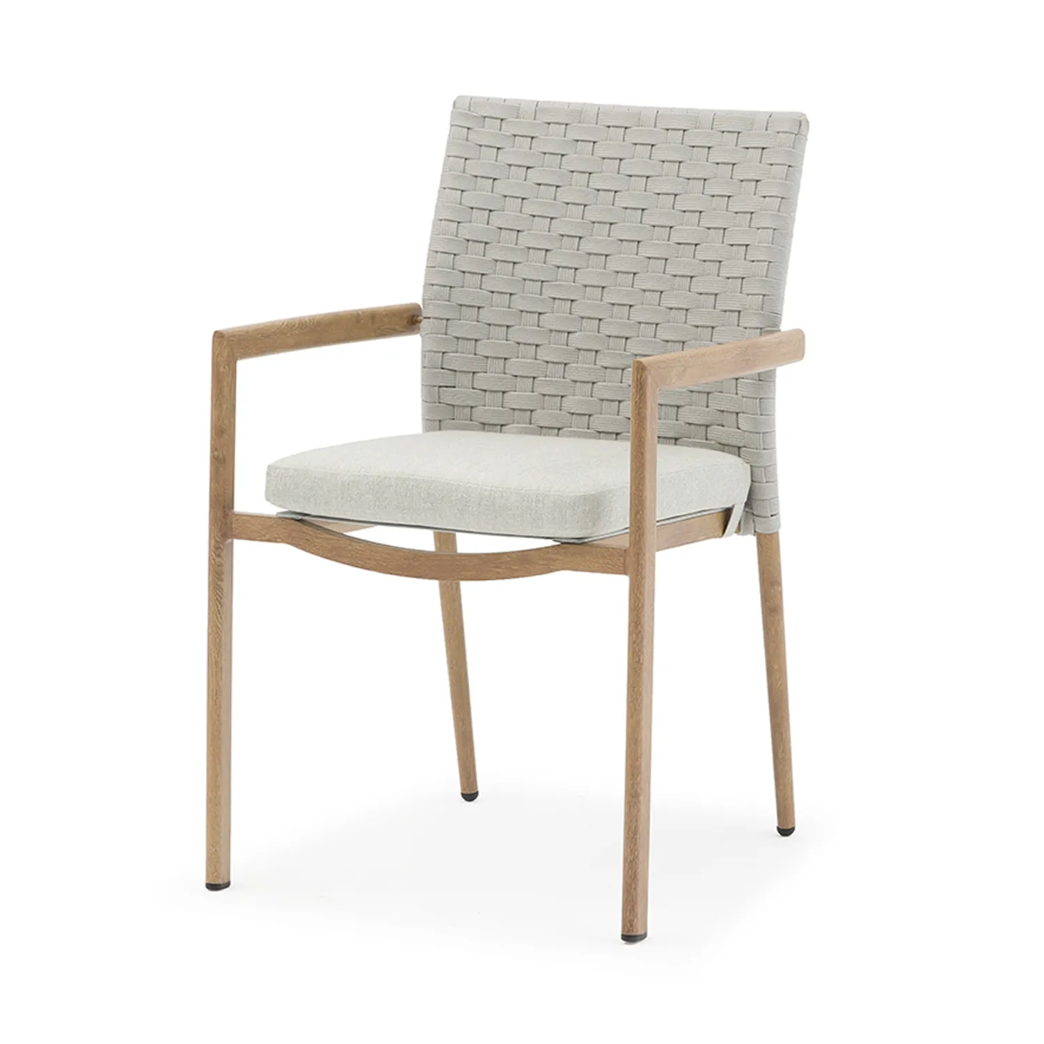 Krzesło ogrodowe LOUNGE 56x62x87 Couture Jardin szarobeżowe aluminium