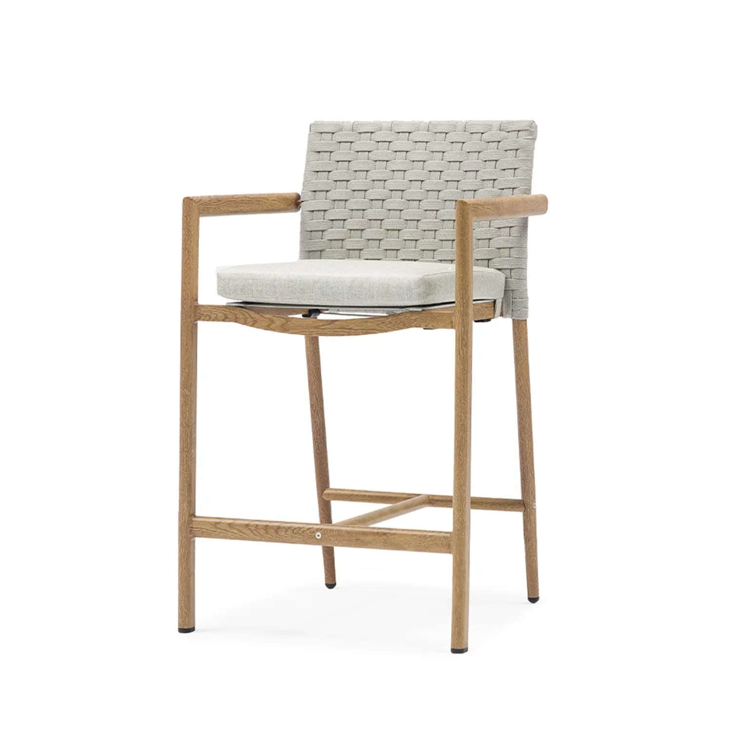 Hoker LOUNGE 56x62x87 Couture Jardin szarobeżowy aluminium