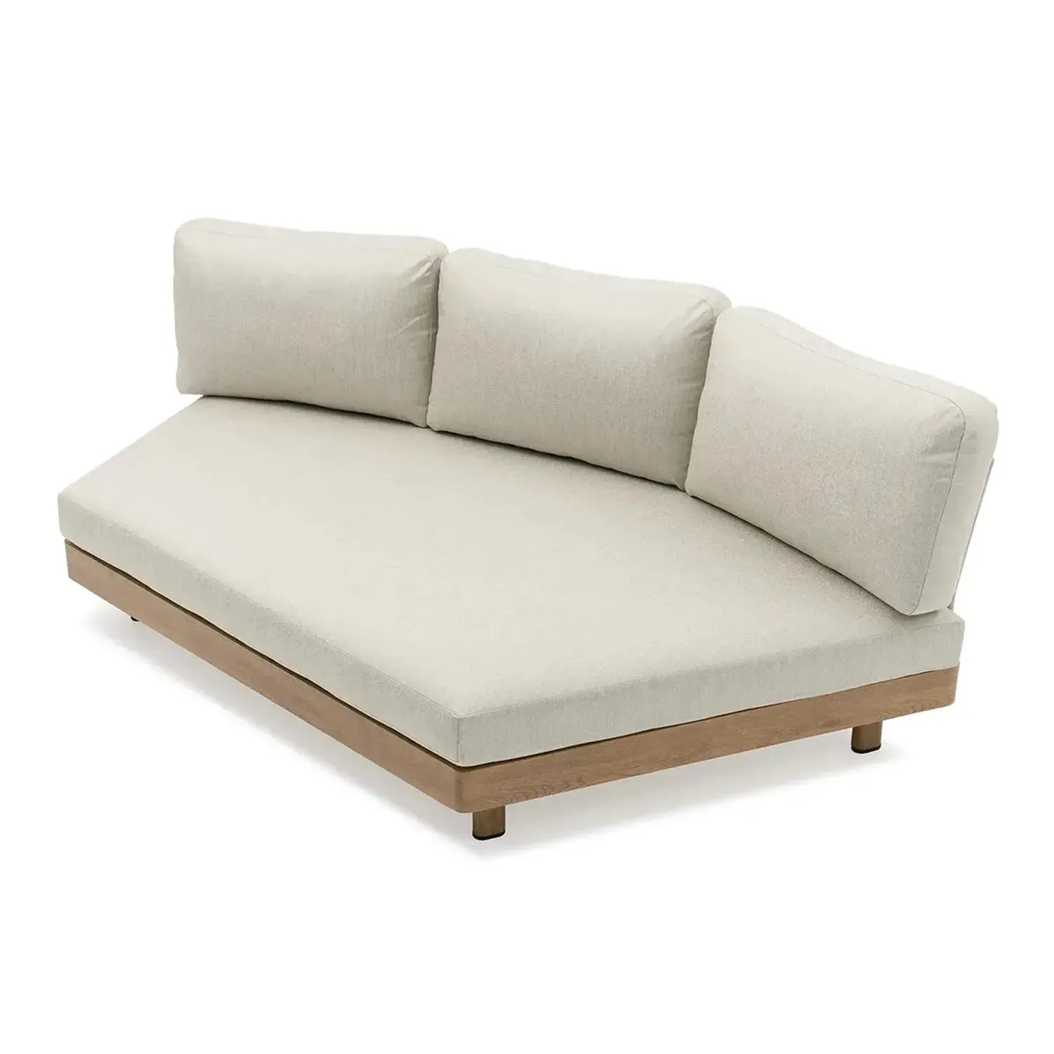 Sofa trzyosobowa prawostronna LOUNGE Couture Jardin aluminium