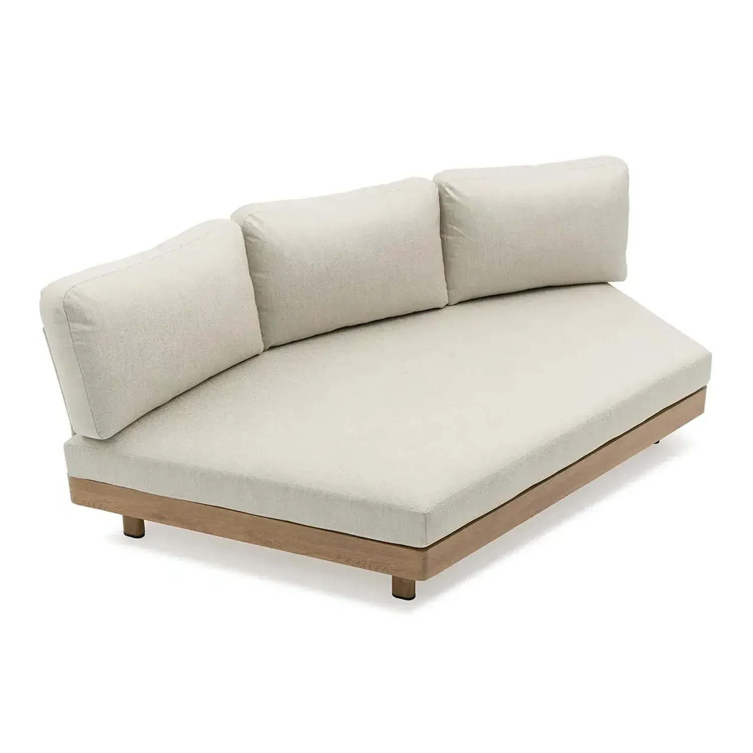 Sofa trzyosobowa lewostronna LOUNGE Couture Jardin aluminium