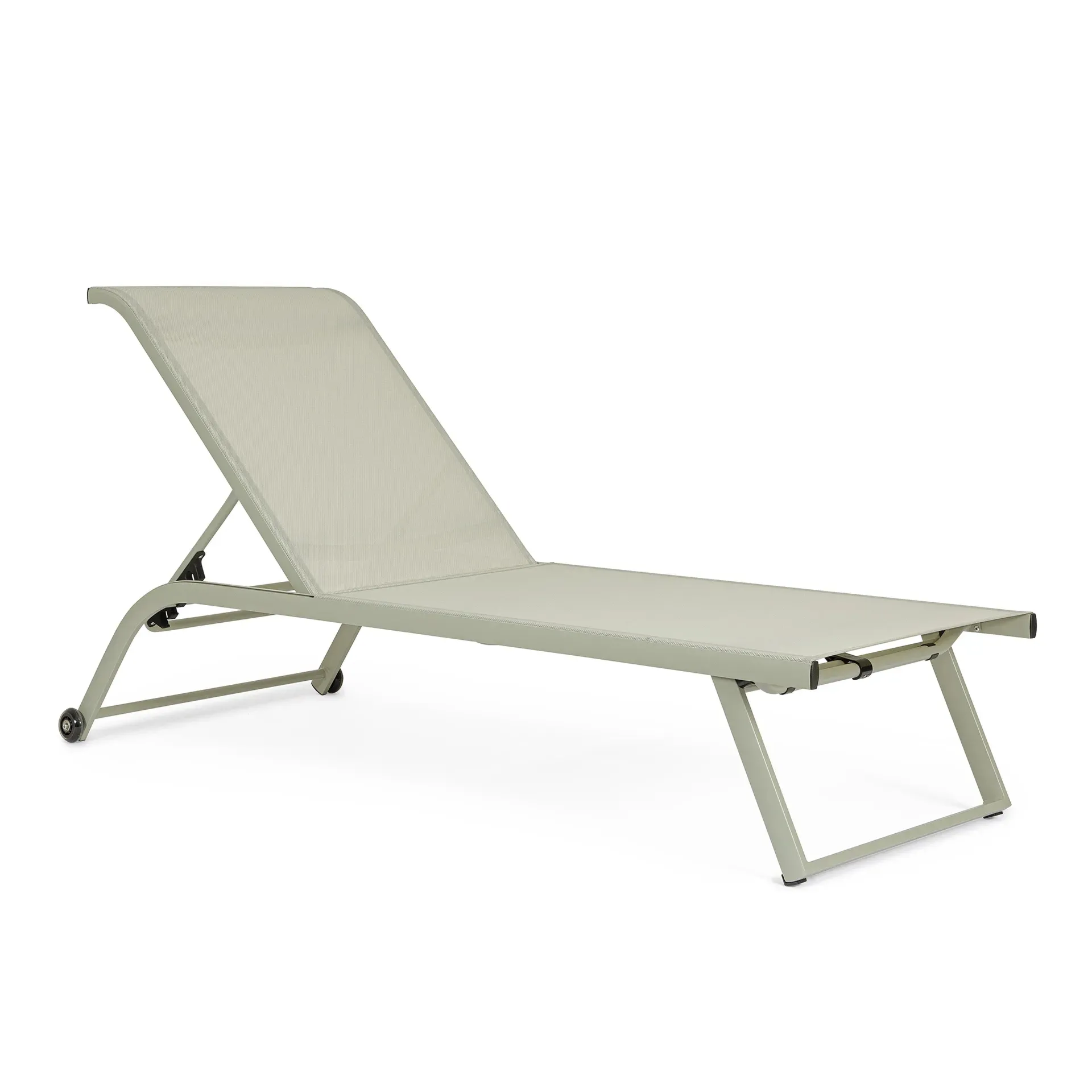 Leżak do opalania Taylor 70x182 oliwkowy aluminium/textiline