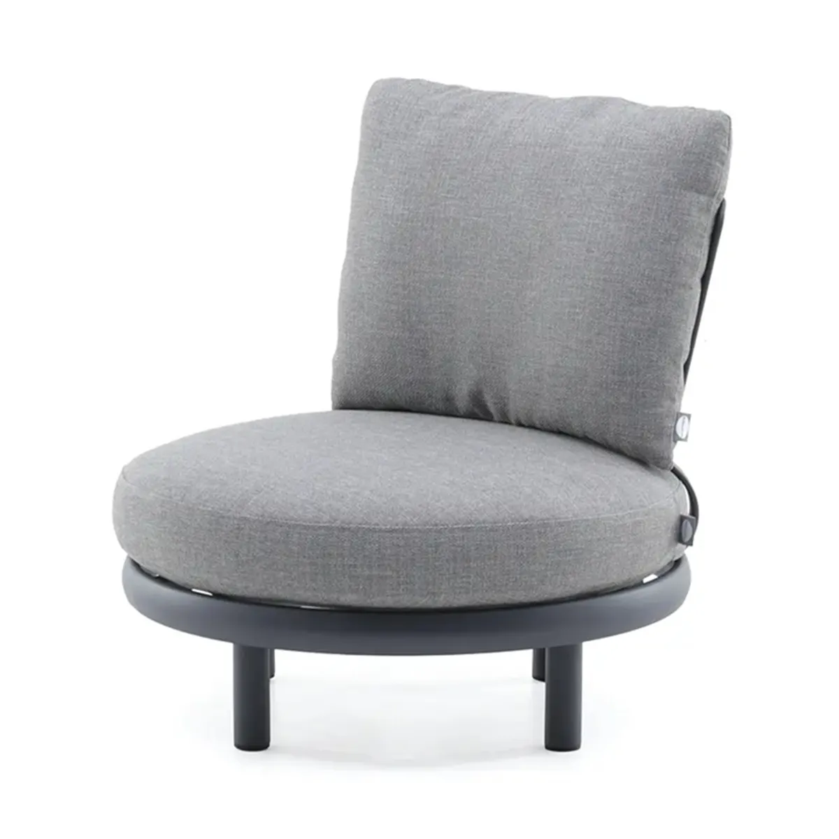 Fotel ogrodowy CLOUD 80x84 Zumm antracytowy aluminiowy