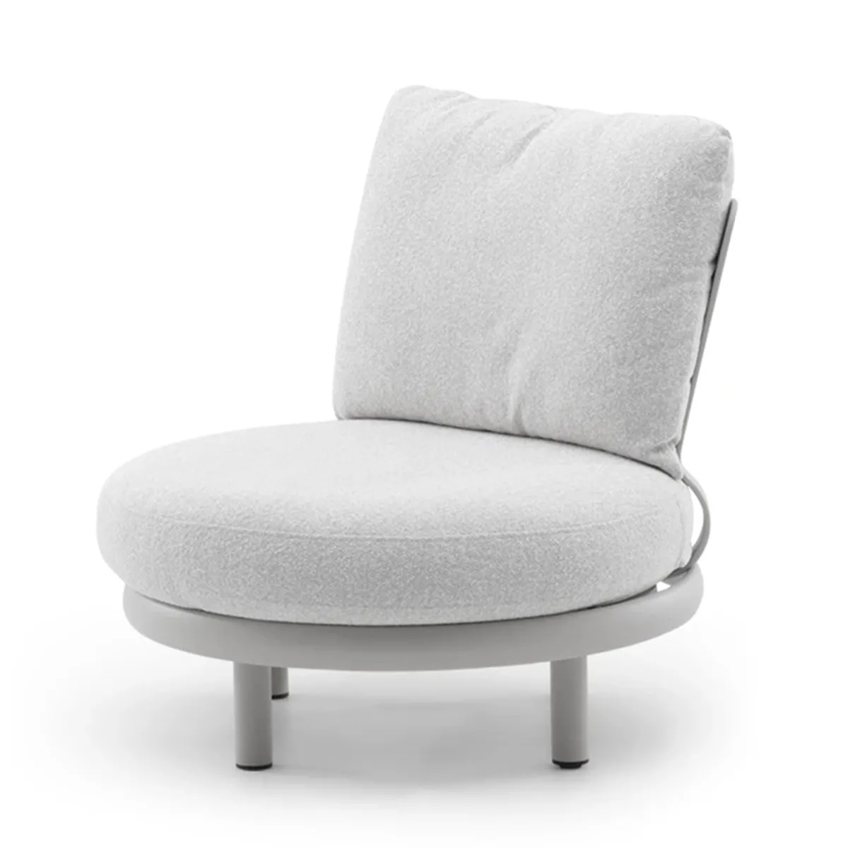 Fotel ogrodowy CLOUD 80x84 Zumm biały aluminiowy