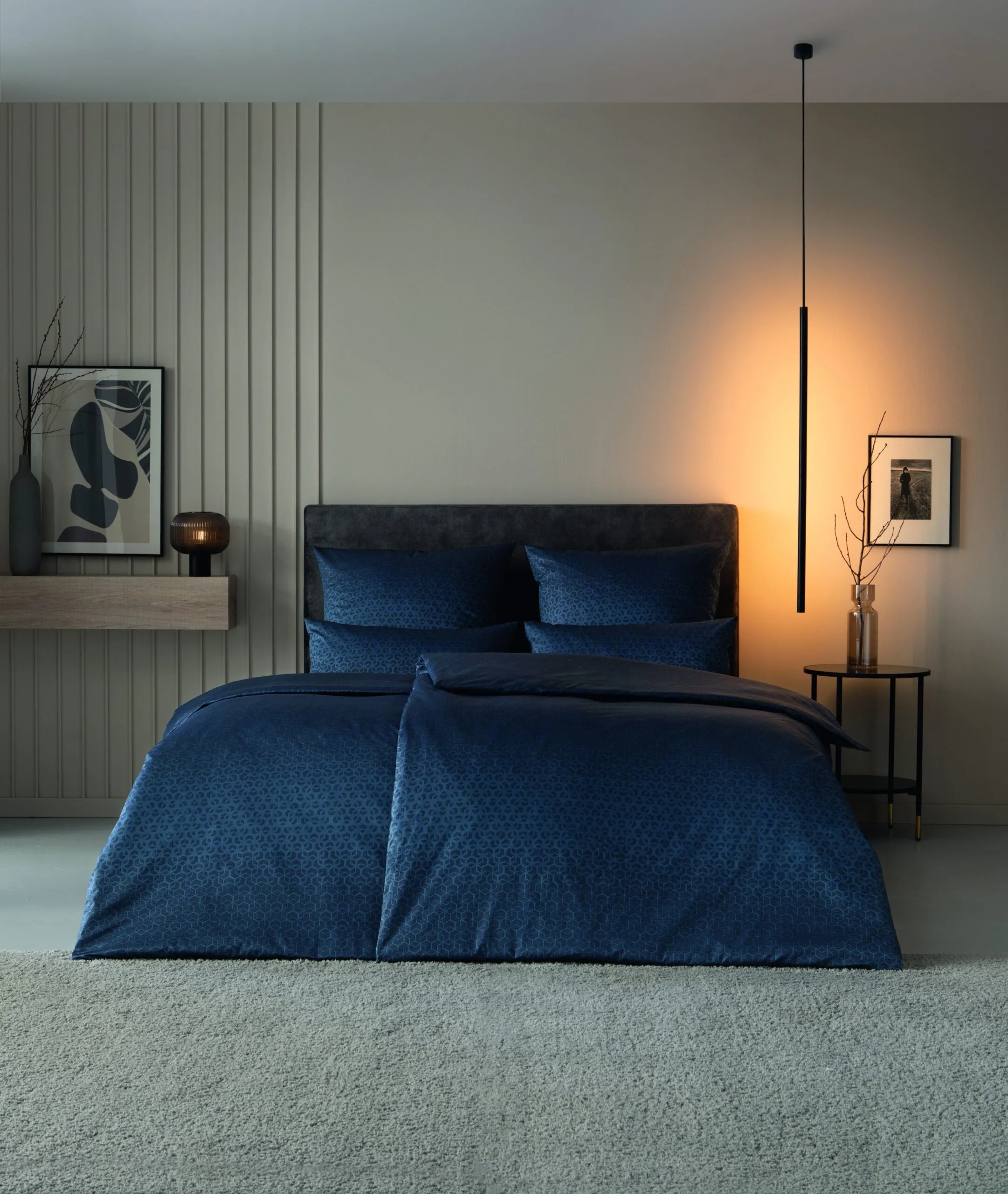 Pościel Estella 2174/625 Paul Satyna Szwajcarska 160x200cm 5 części